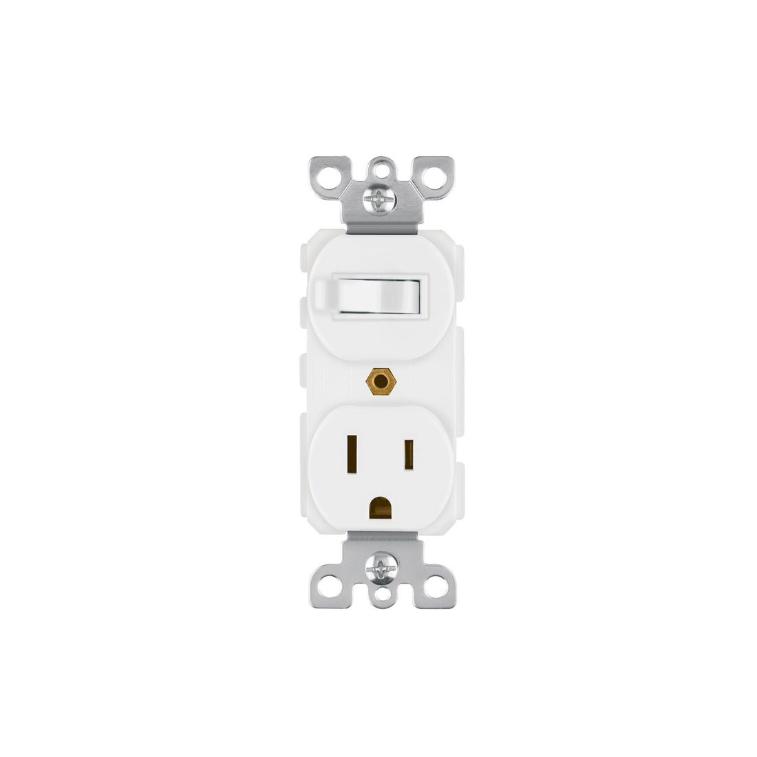 Interruptor de palanca con contacto, Standard, blanco