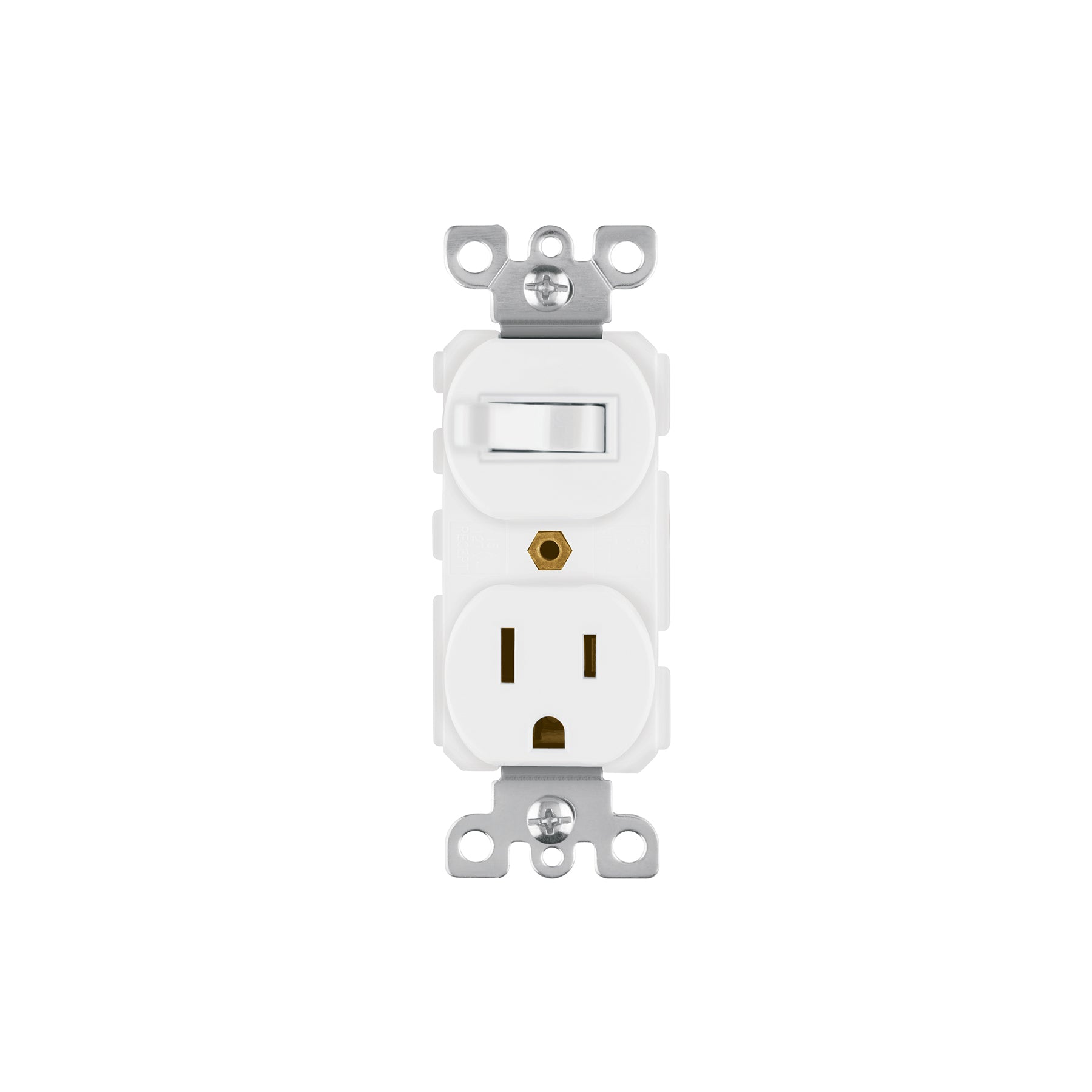 Interruptor de palanca con contacto, Standard, blanco