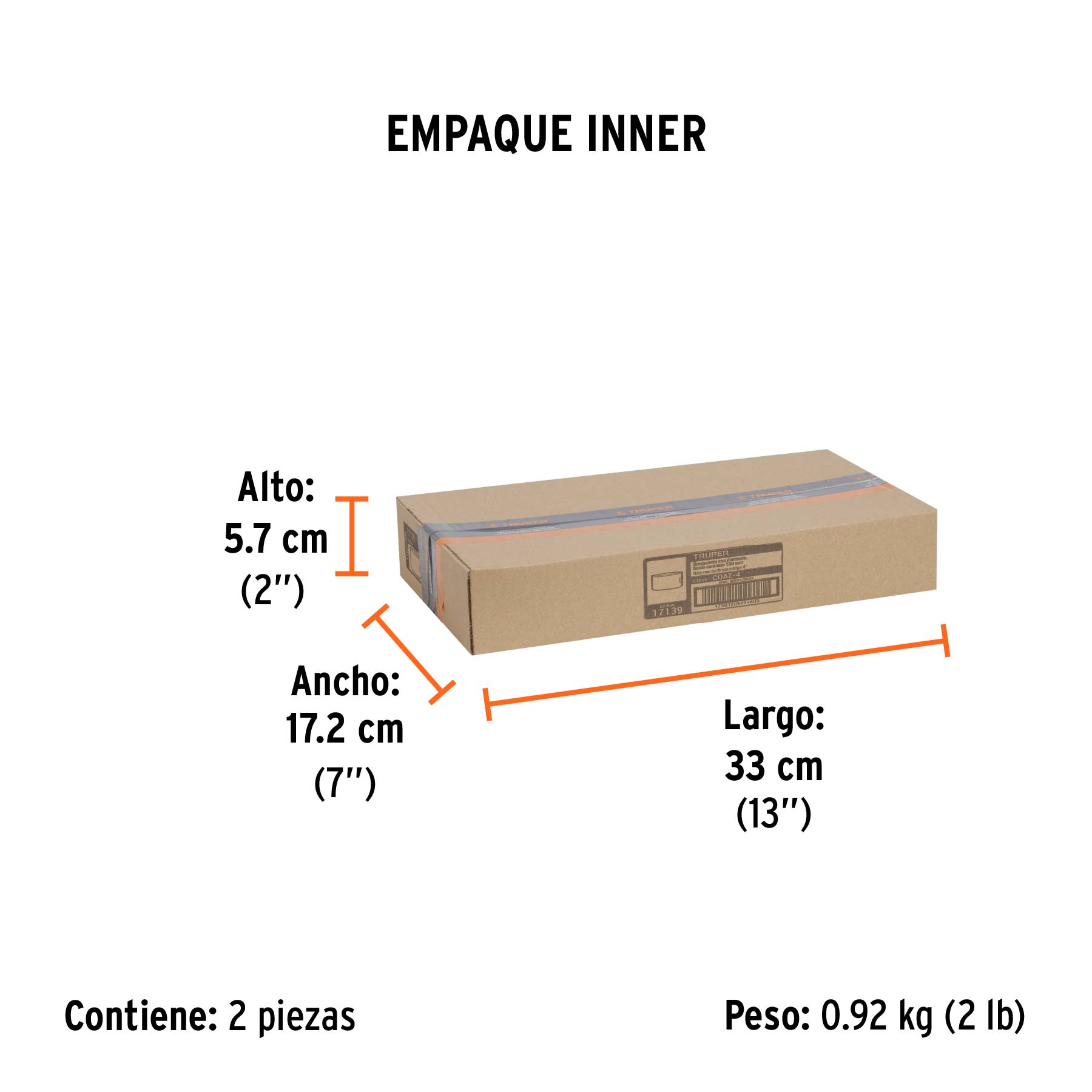 Brocasierra diamante 4" borde continuo, TRUPER - Empaque