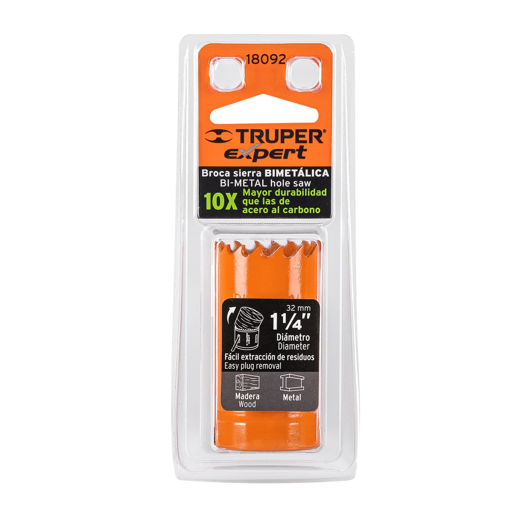 Brocasierra bimetálica 1-1/4", TRUPER EXPERT