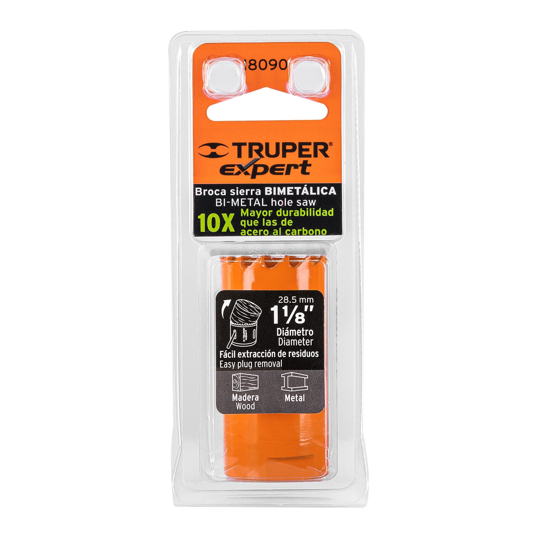 Brocasierra bimetálica 1-1/8", TRUPER EXPERT