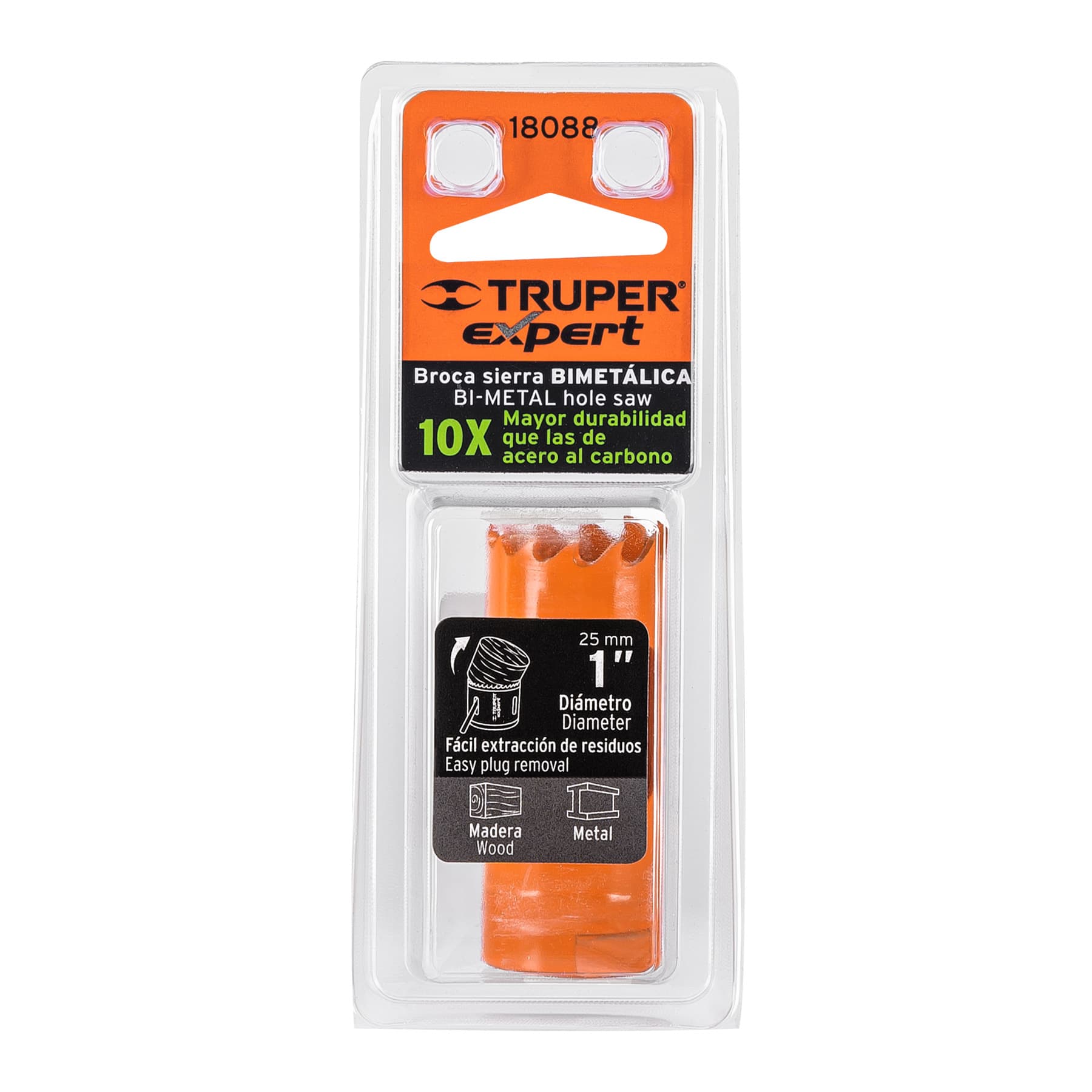 Brocasierra bimetálica 1", TRUPER EXPERT