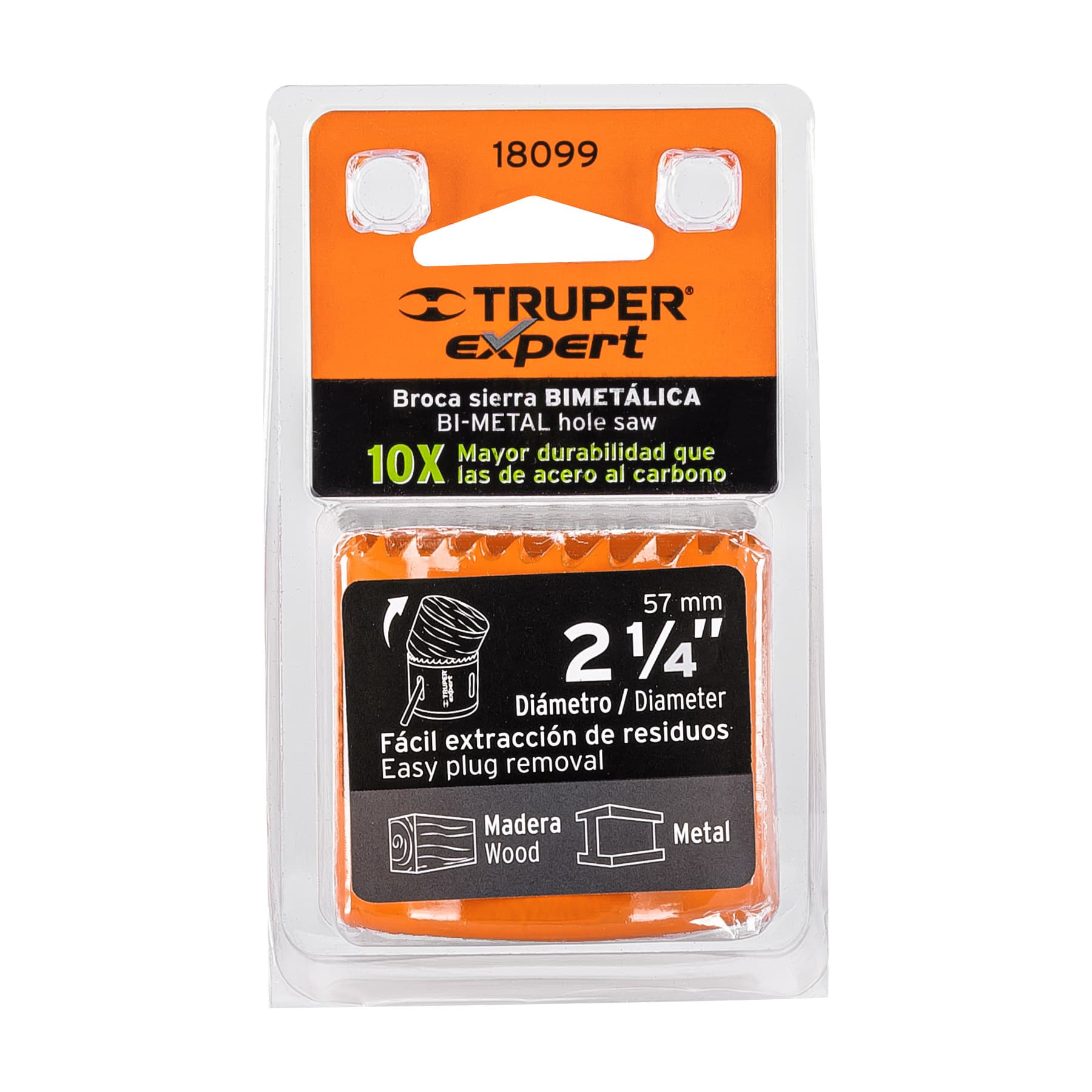 Brocasierra bimetálica 2-1/4", TRUPER EXPERT