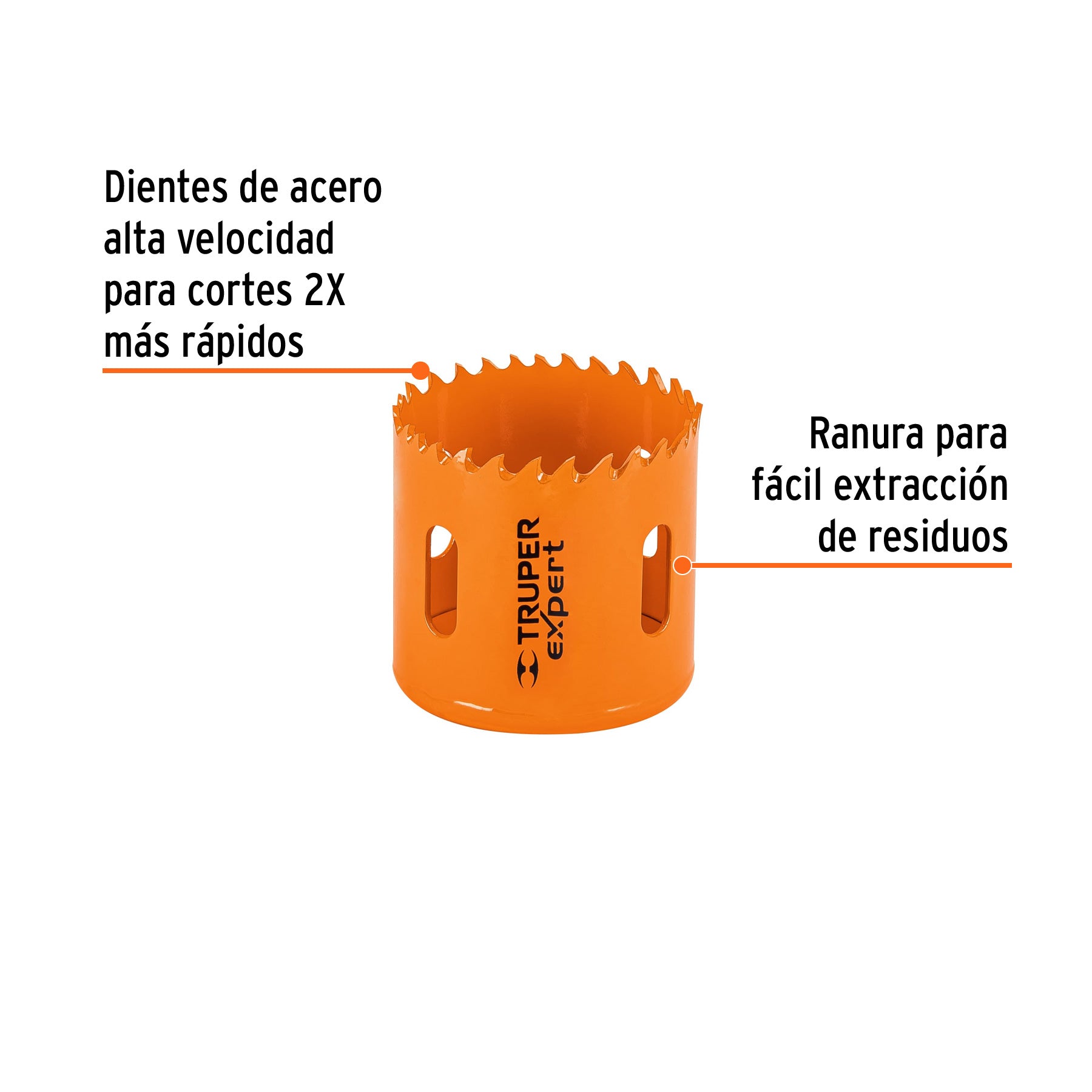 Brocasierra bimetálica 2-1/8", TRUPER EXPERT