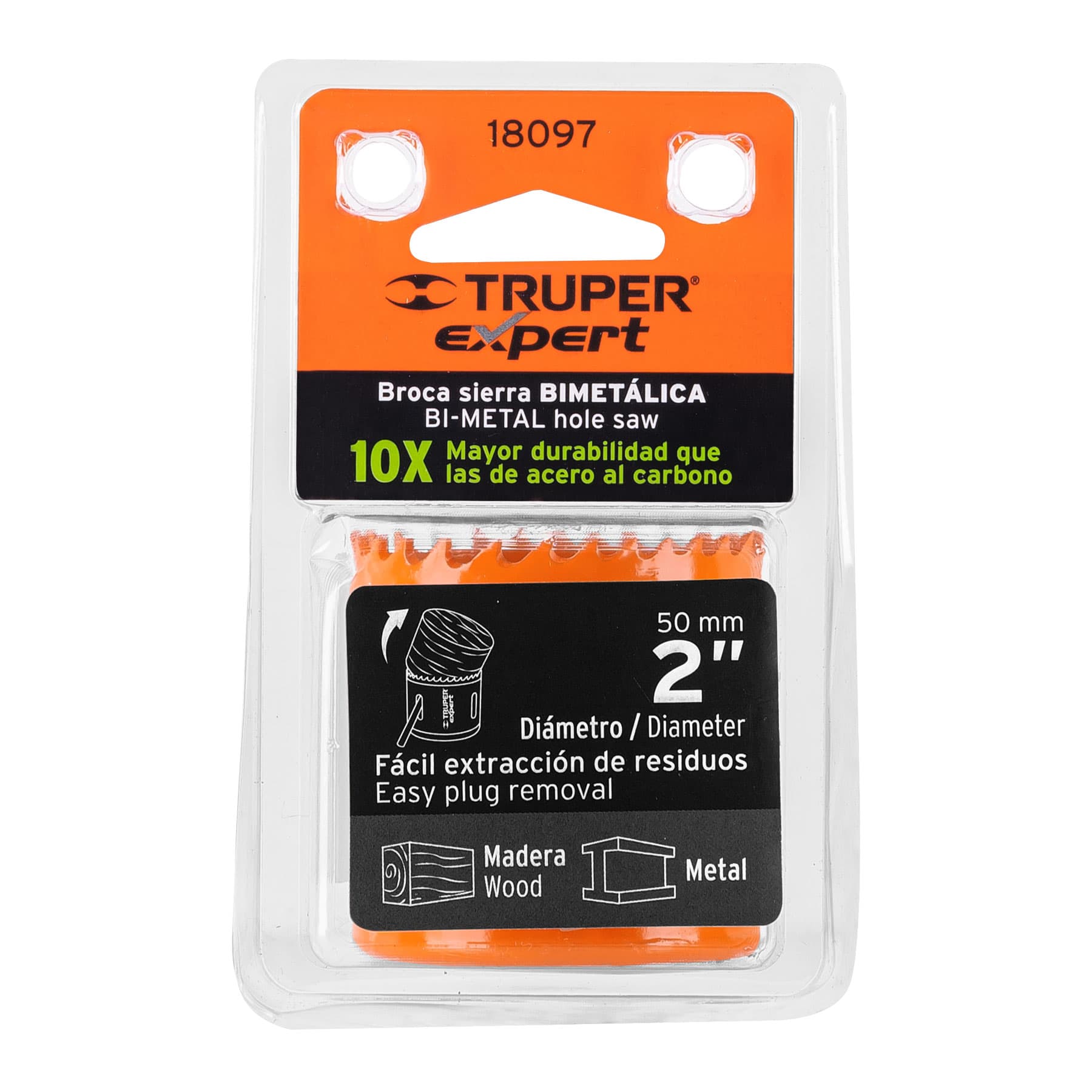 Brocasierra bimetálica 2", TRUPER EXPERT
