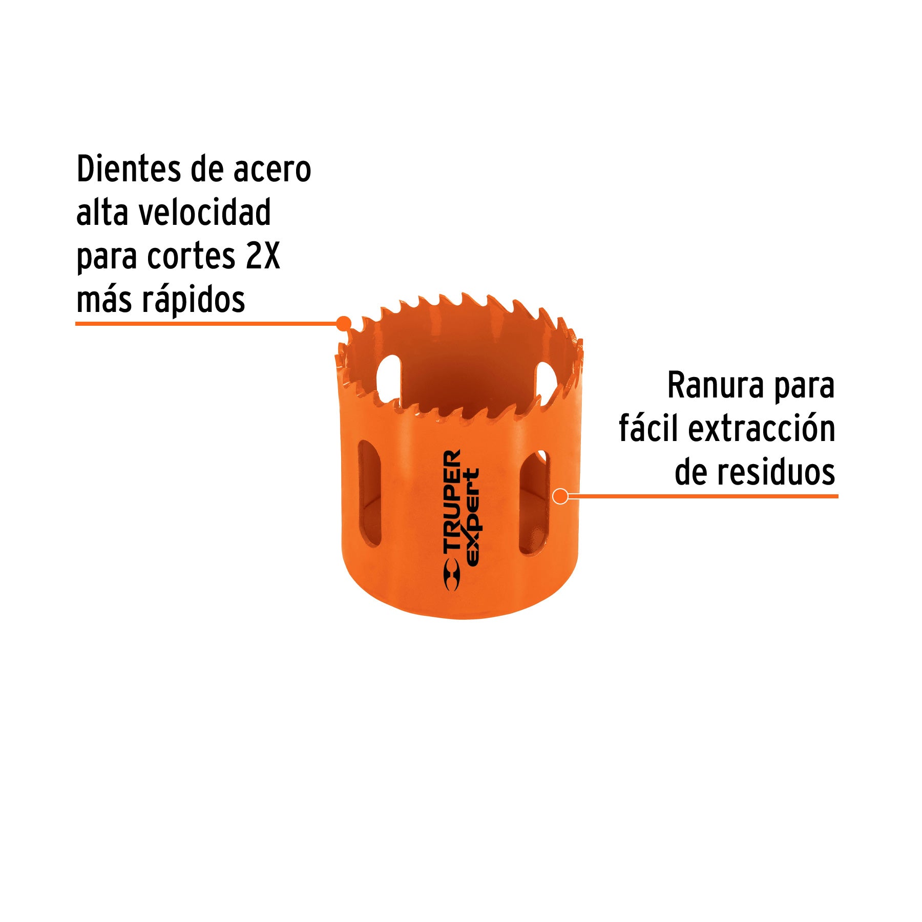 Brocasierra bimetálica 2", TRUPER EXPERT