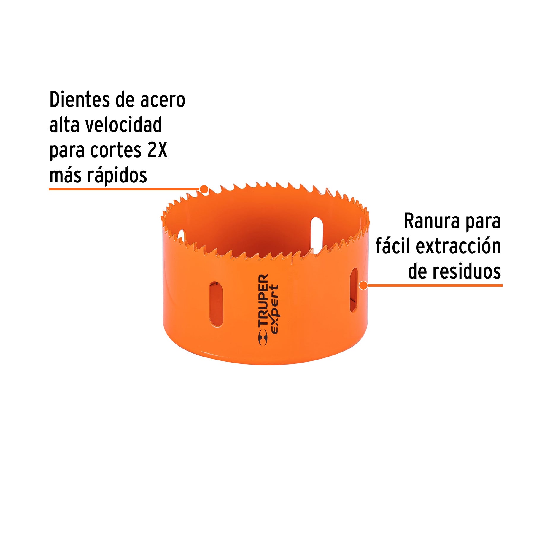 Brocasierra bimetálica 3-1/2", TRUPER EXPERT