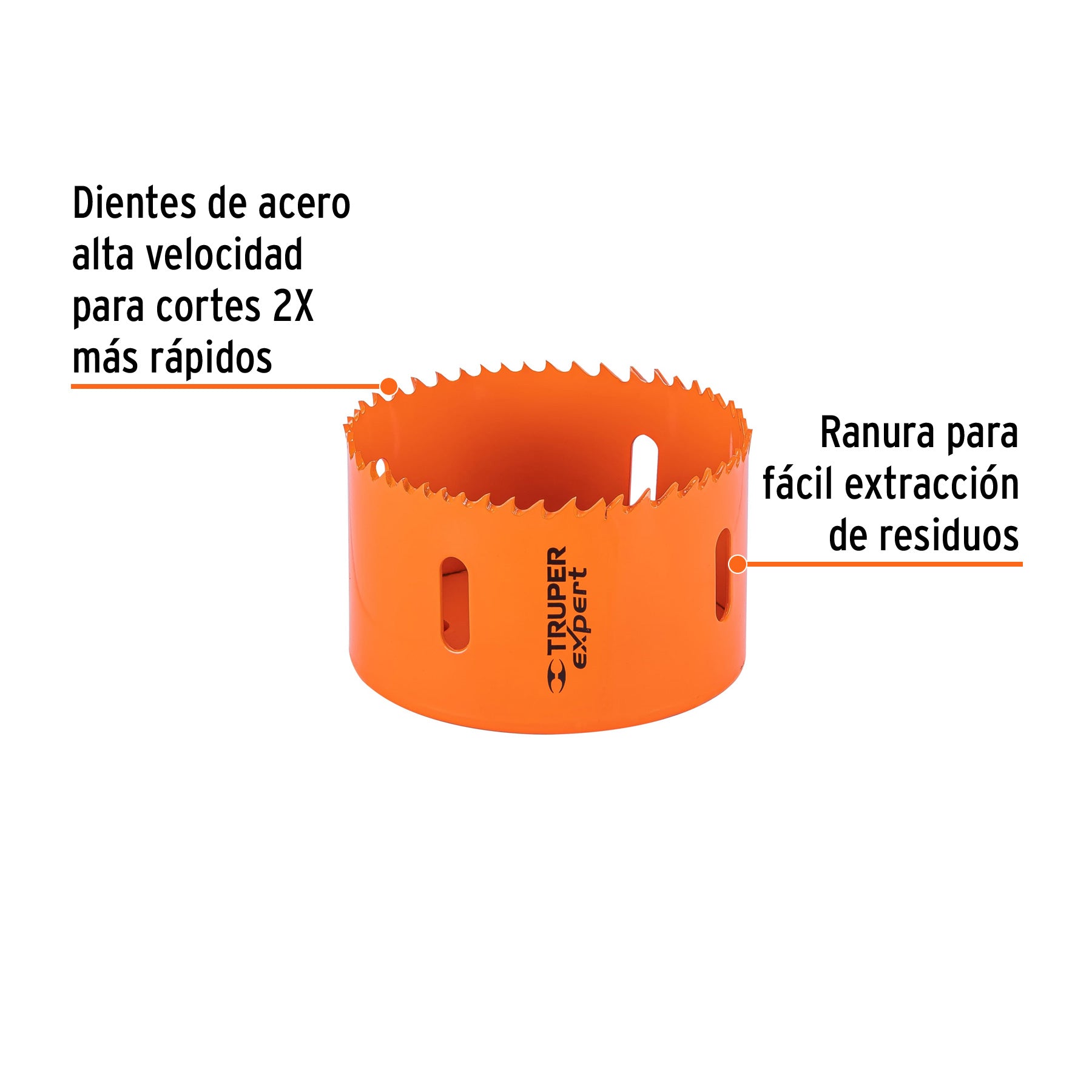 Brocasierra bimetálica 3-1/4", TRUPER EXPERT