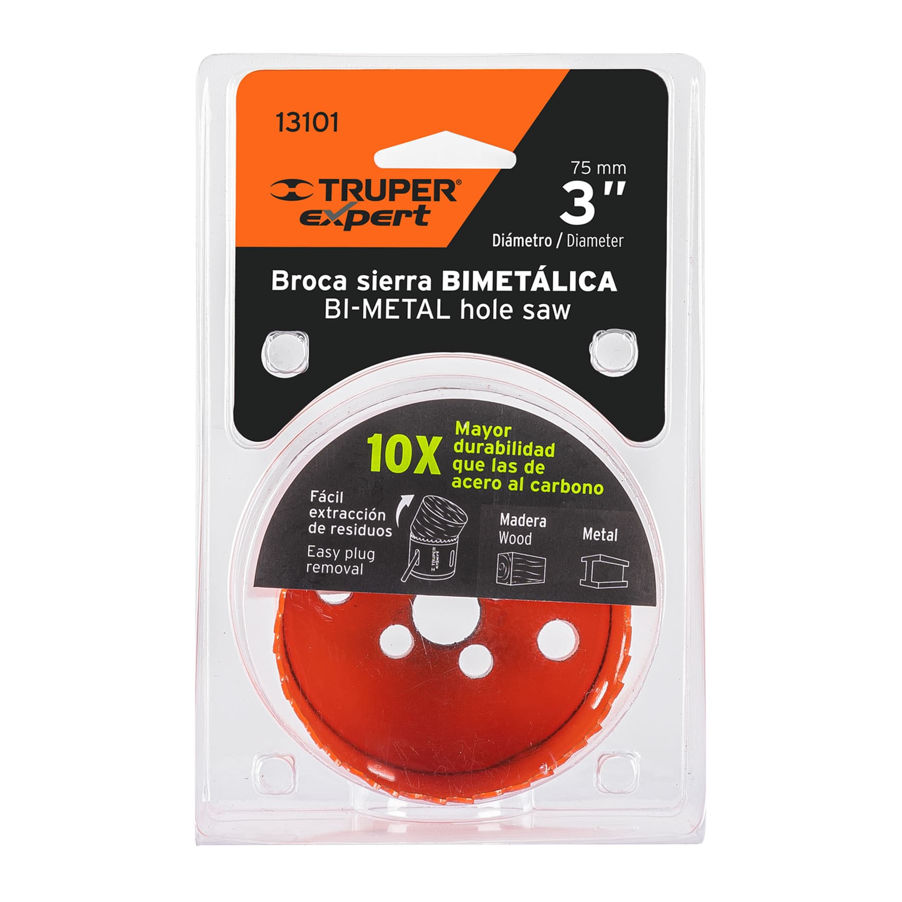Brocasierra bimetálica 3", TRUPER EXPERT