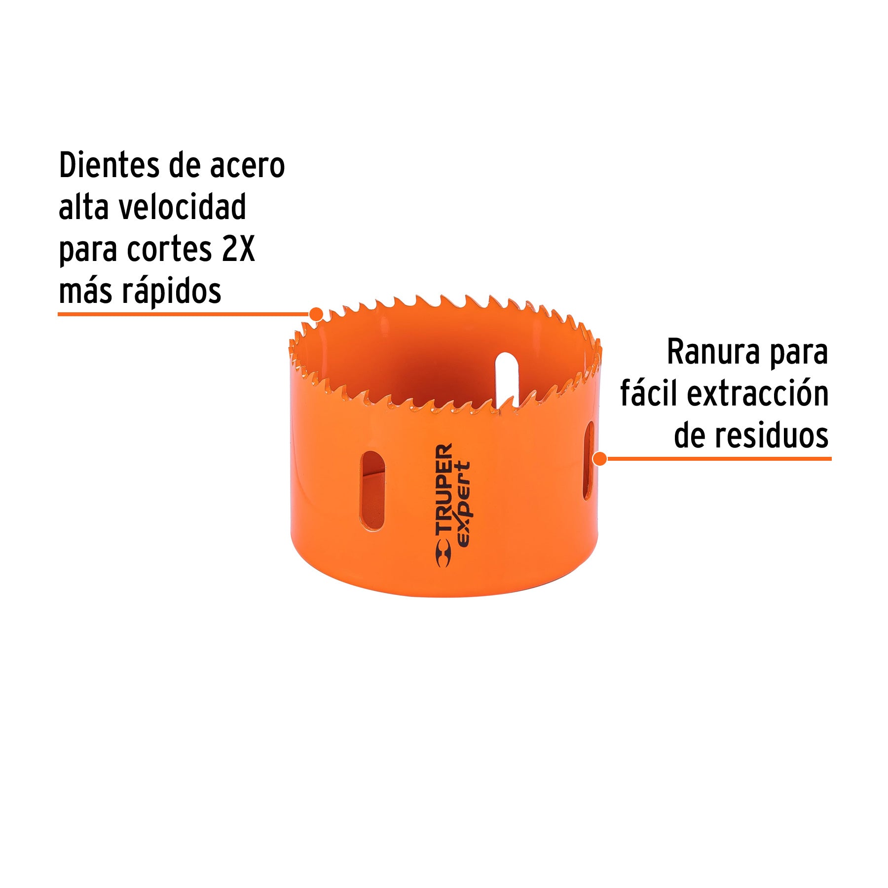 Brocasierra bimetálica 3", TRUPER EXPERT