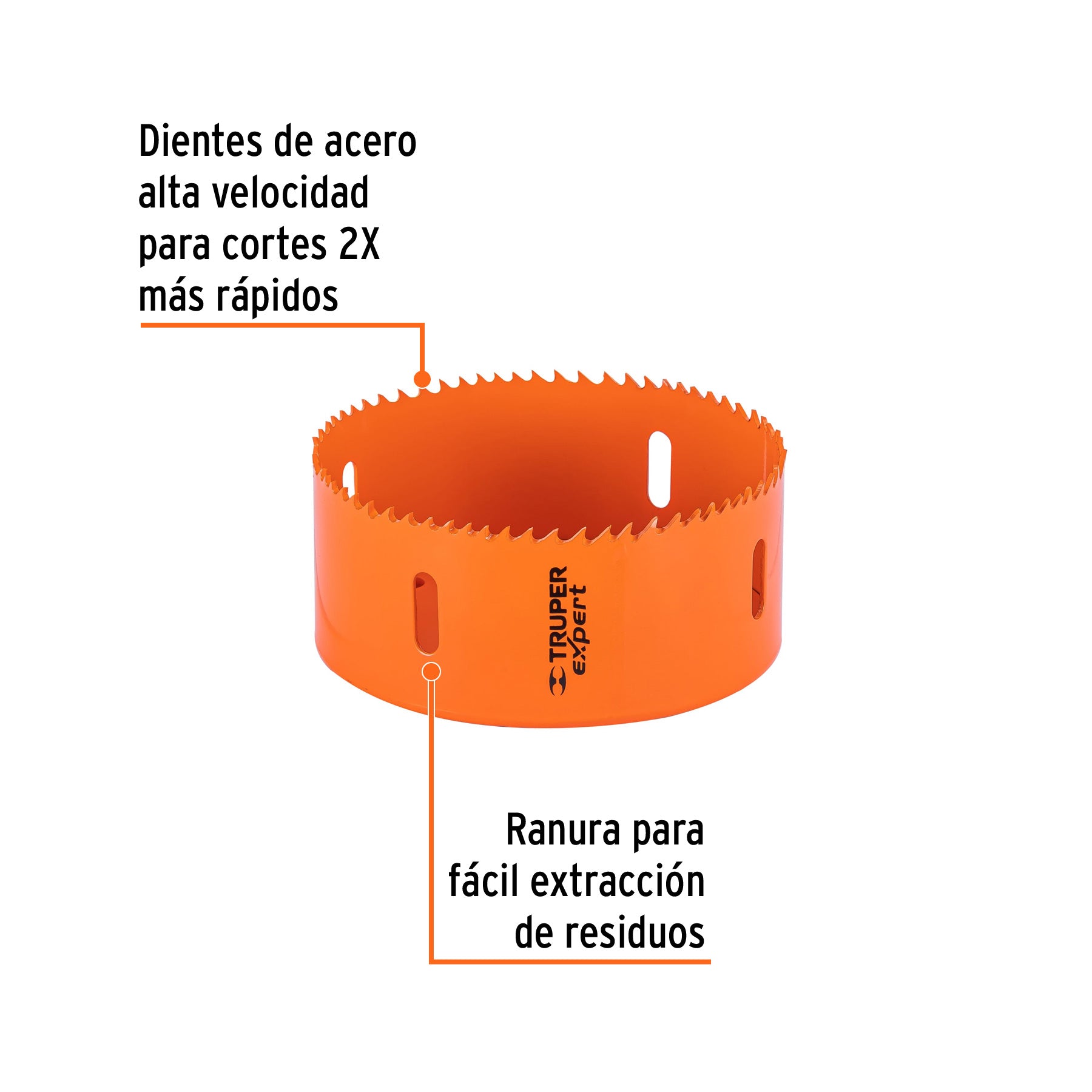 Brocasierra bimetálica 4-1/2", TRUPER EXPERT