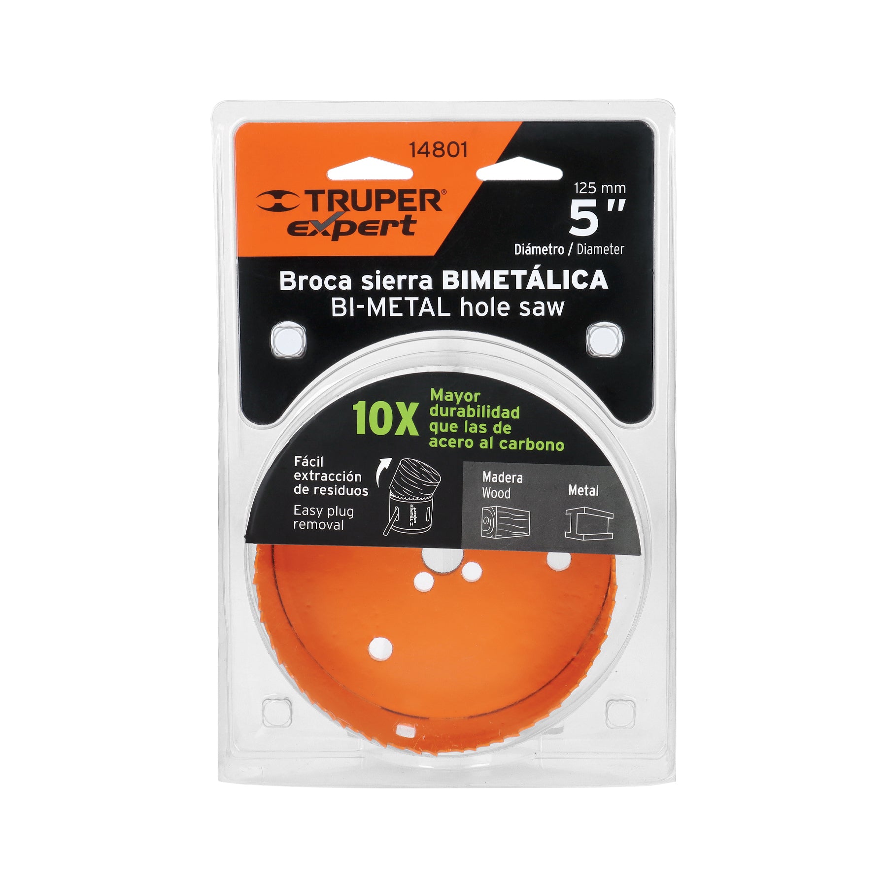 Brocasierra bimetálica 5", TRUPER EXPERT