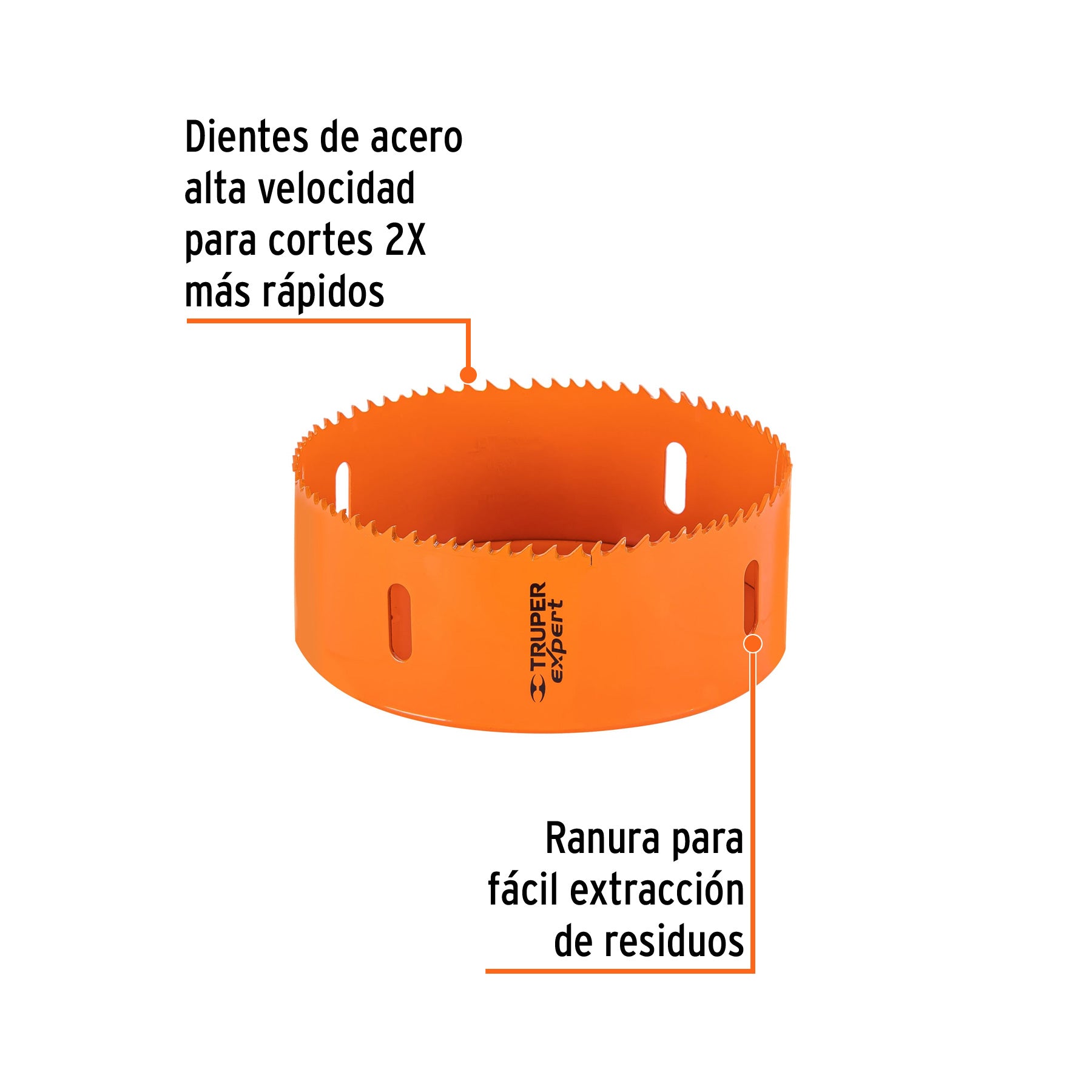 Brocasierra bimetálica 5", TRUPER EXPERT