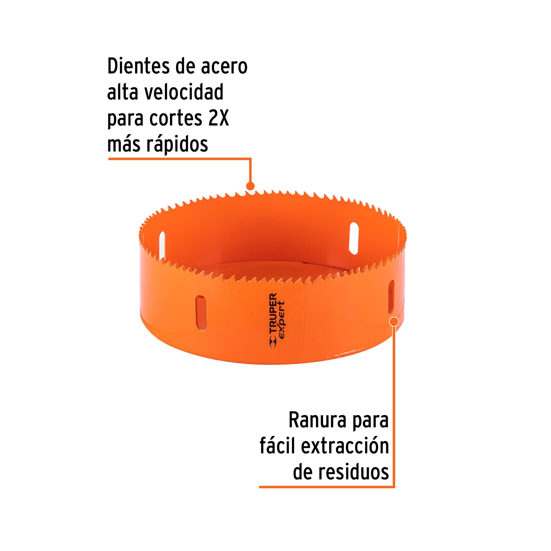 Brocasierra bimetálica 6", TRUPER EXPERT