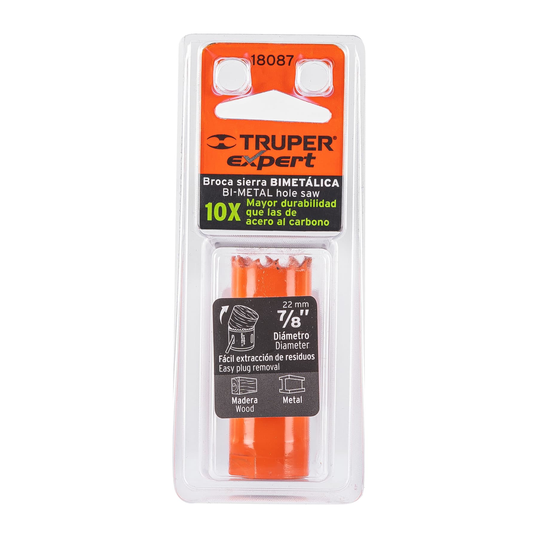 Brocasierra bimetálica 7/8", TRUPER EXPERT