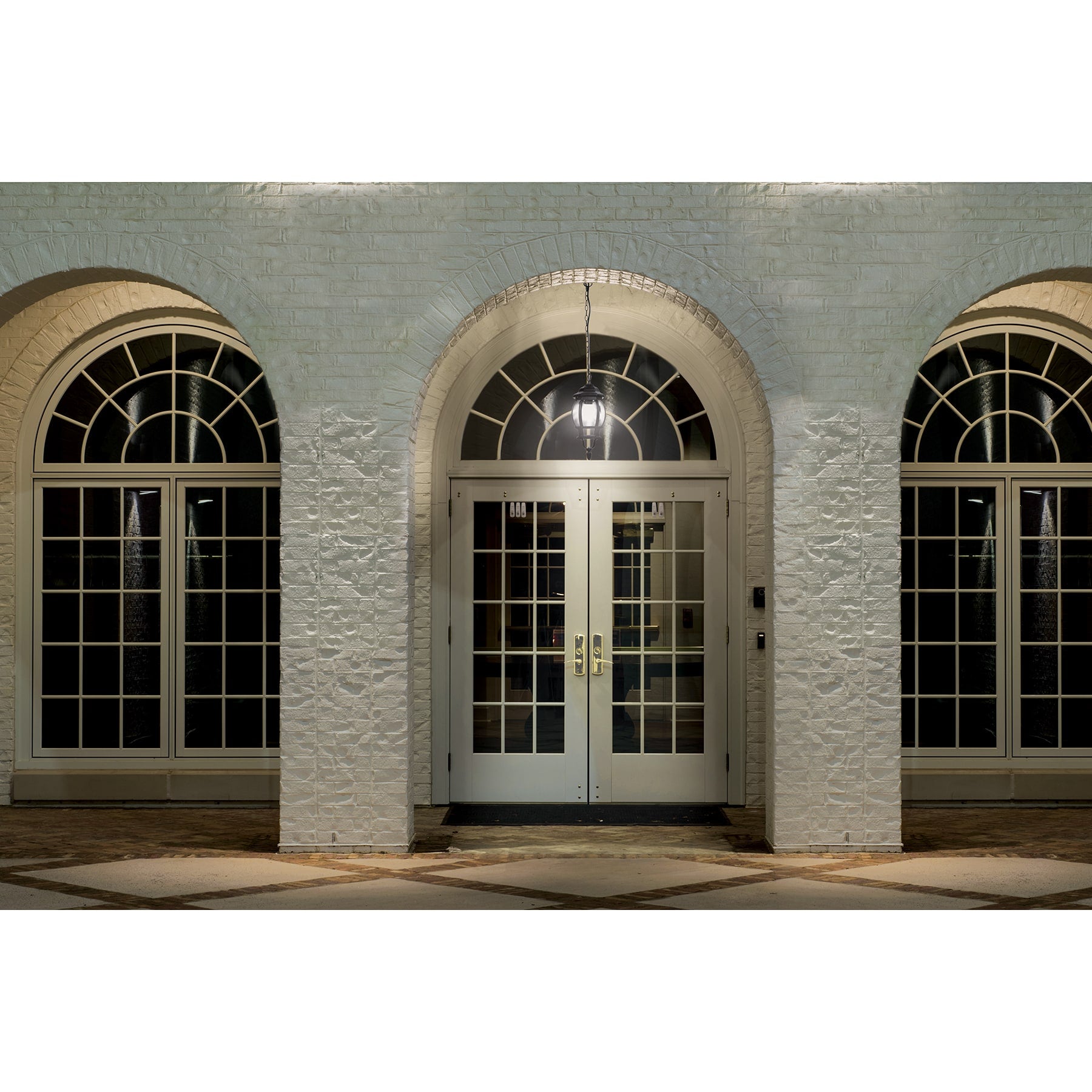 Arbotante de LED 8 W tipo farol colgante negro, VOLTECK