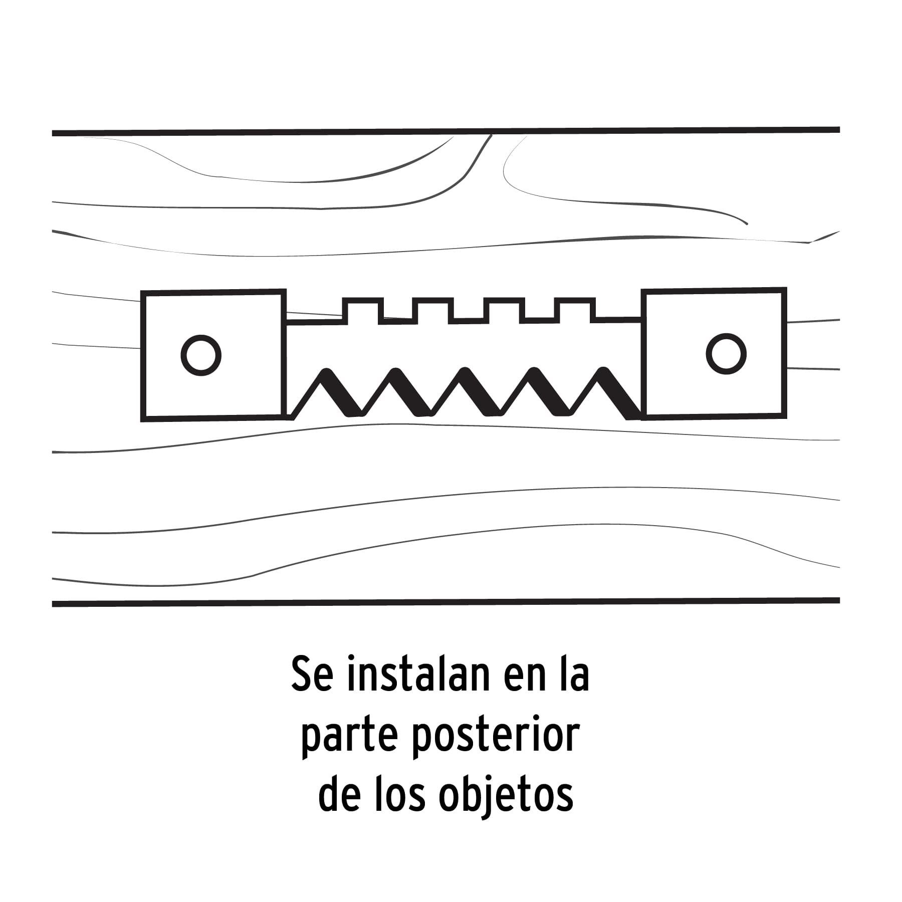 Bolsa con 100 colgadores de 65 mm tipo caimán, FIERO