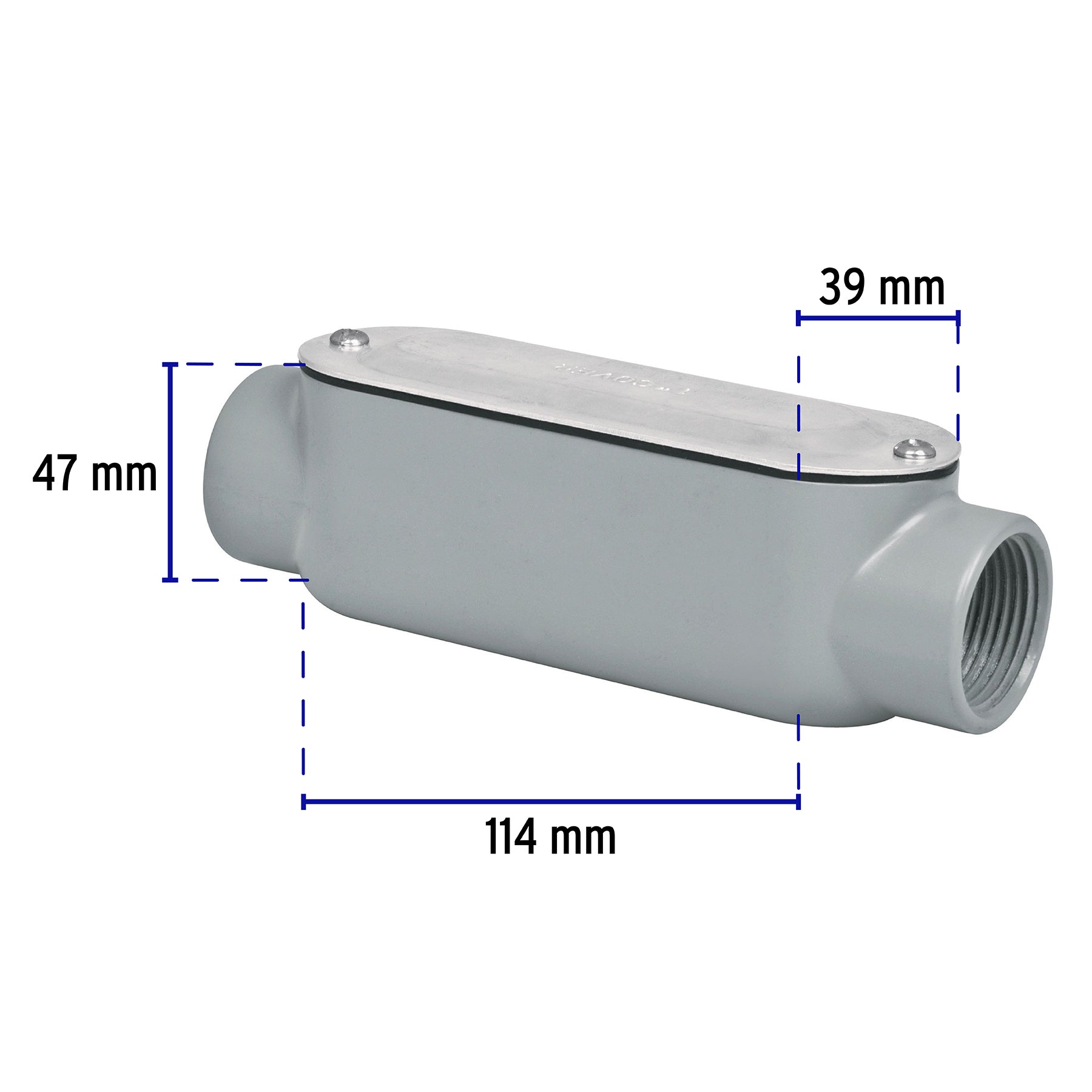Condulet 1" conexión tipo C, VOLTECK