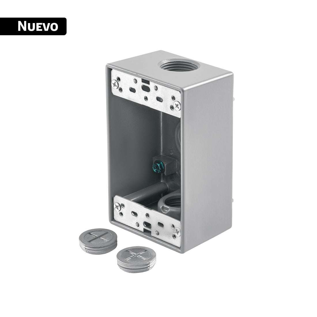 Condulet rectangular 3/4" tipo FS de 3 salidas, VOLTECK