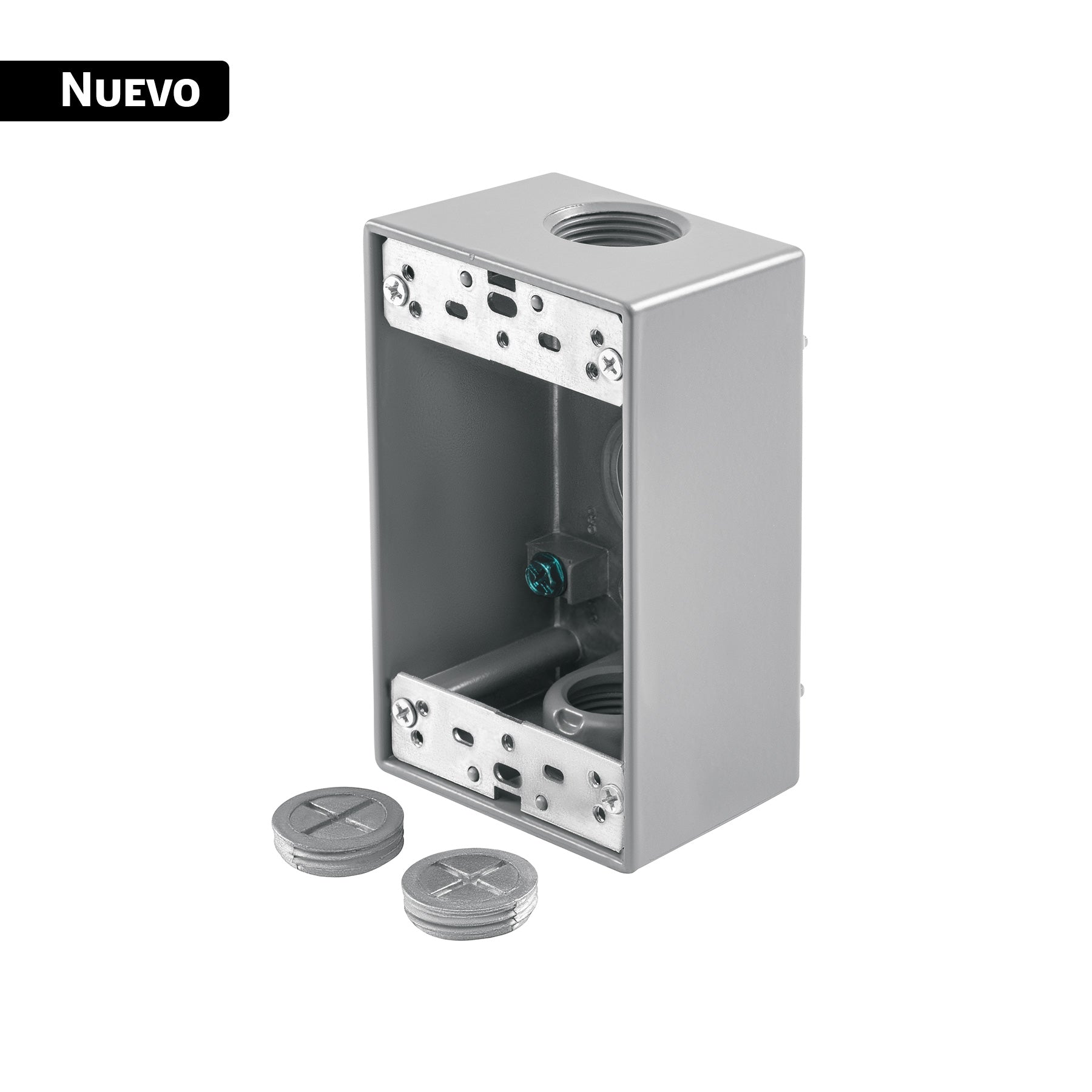 Condulet rectangular 3/4" tipo FS de 3 salidas, VOLTECK