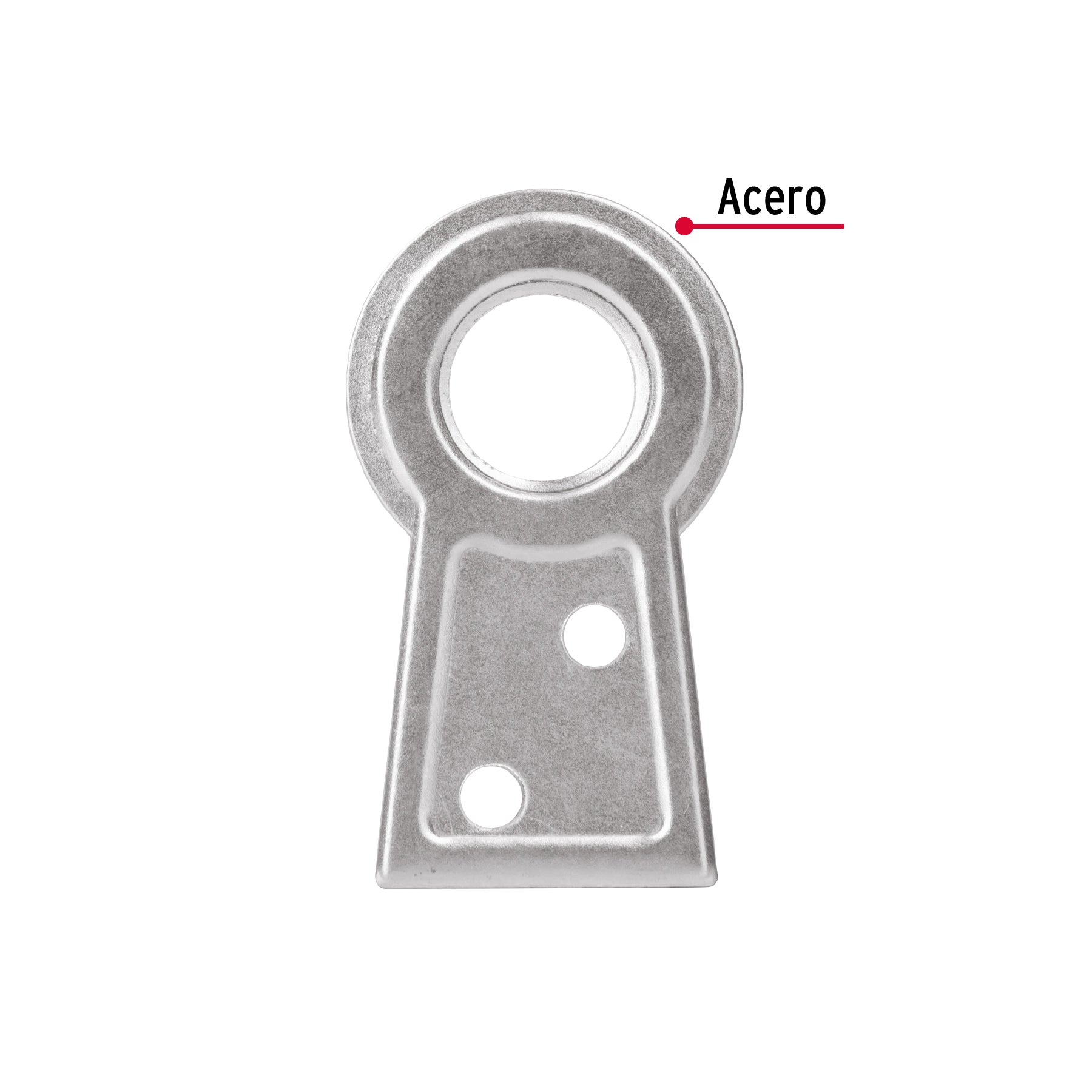 Bolsa con 100 colas de pato #2, 3.5 cm altura, 9 mm ojillo