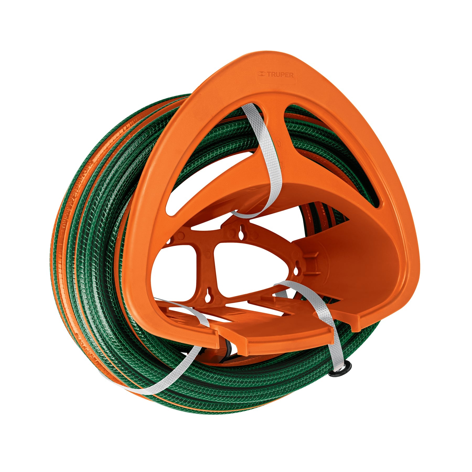 Combo manguera MAN-15X1/2RE y portamanguera GAN-MA, TRUPER