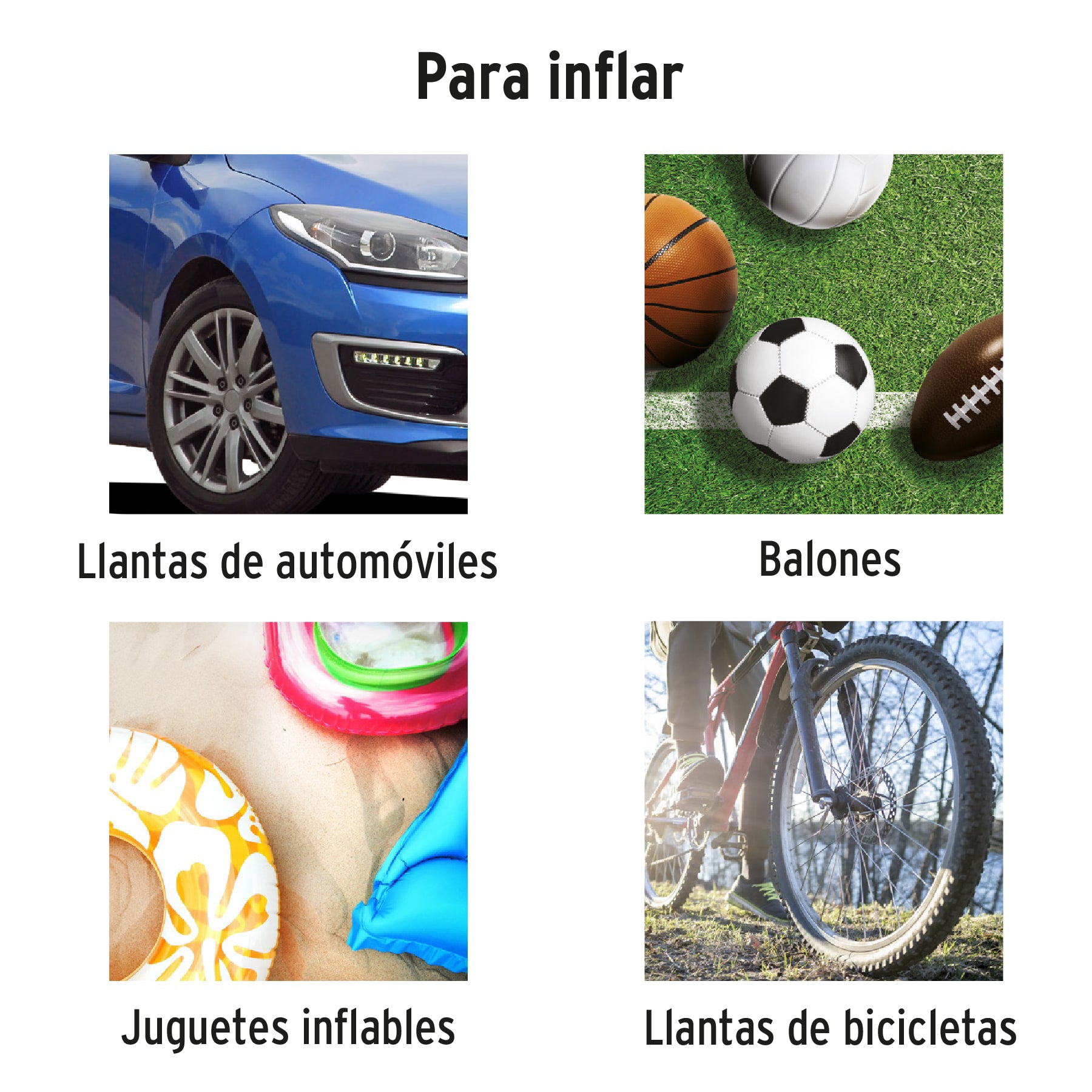 Inflador/soplador para auto, 20V, 1 batería 2Ah, PRETUL
