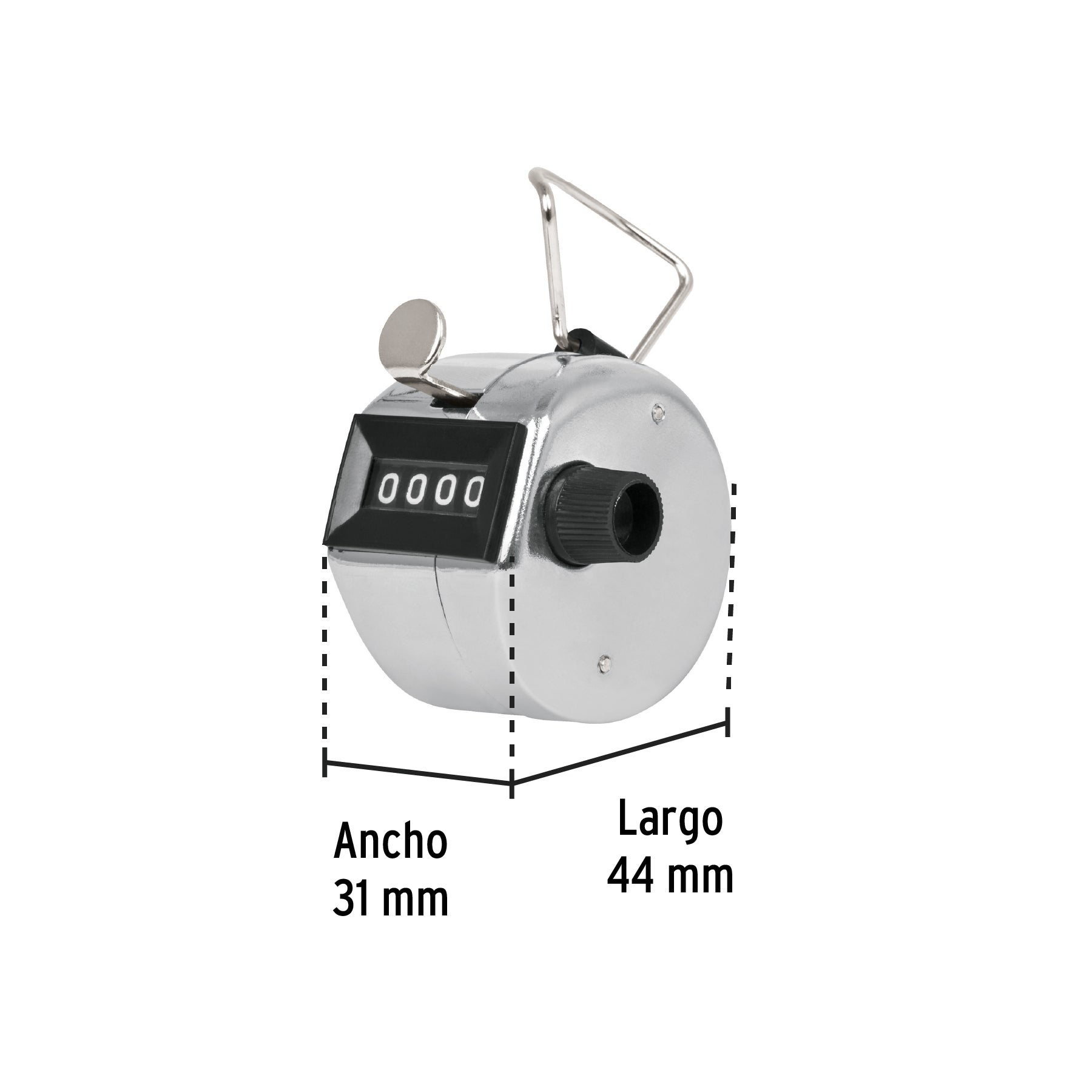 Contador manual de 4 dígitos, PRETUL
