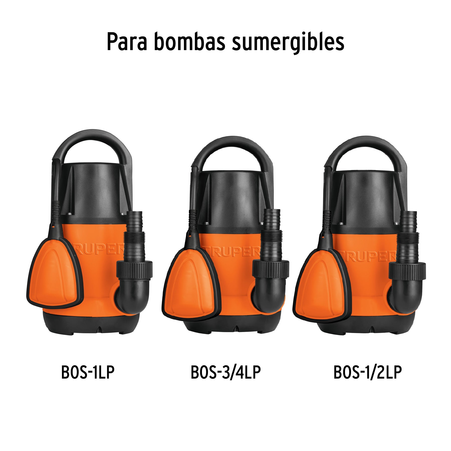 Kit de conector y empaque p/bombas sumerg. plásticas, TRUPER