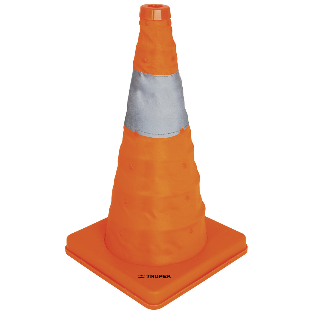 Cono de precaución, 45 cm, colapsable