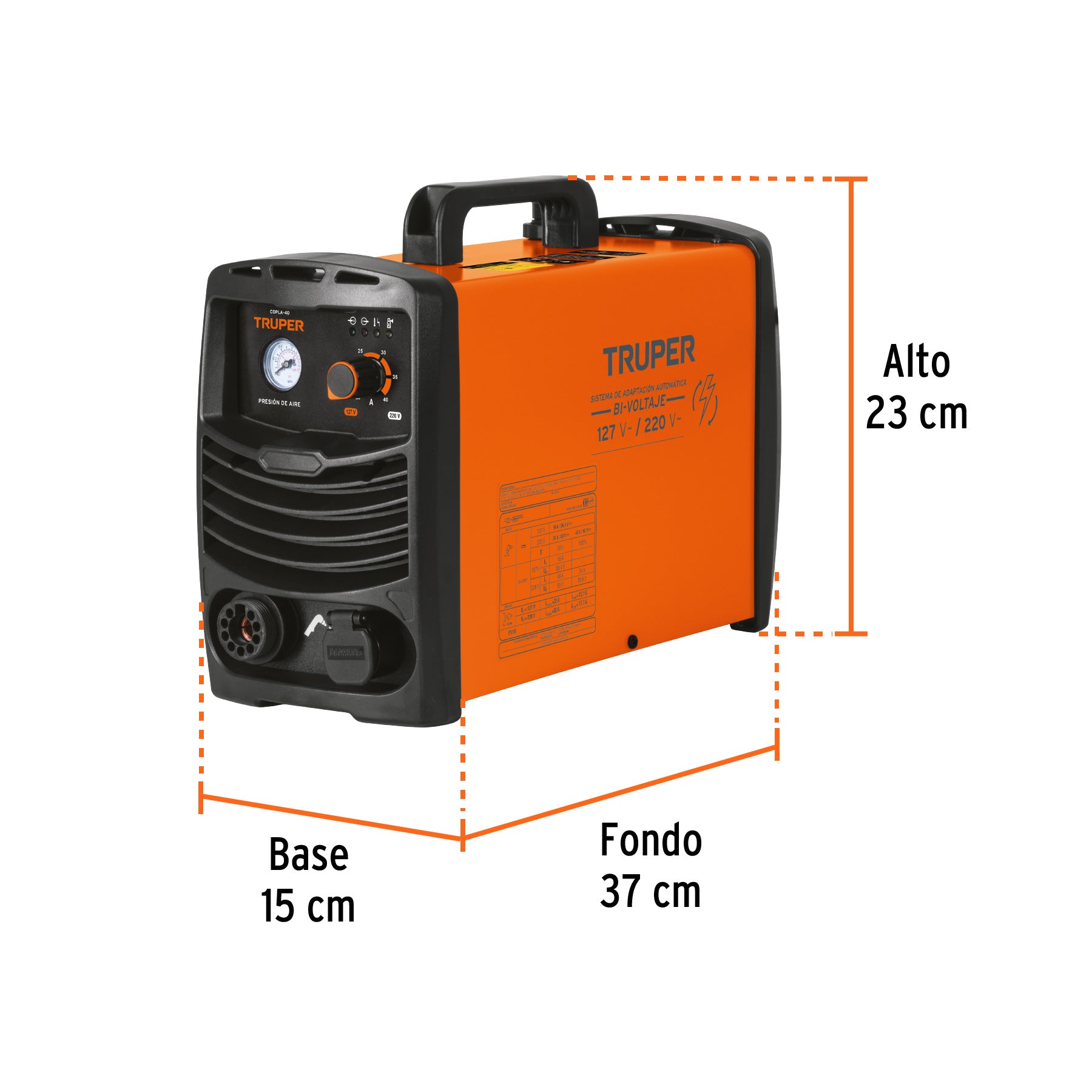 Cortadora de plasma de 40 A, TRUPER