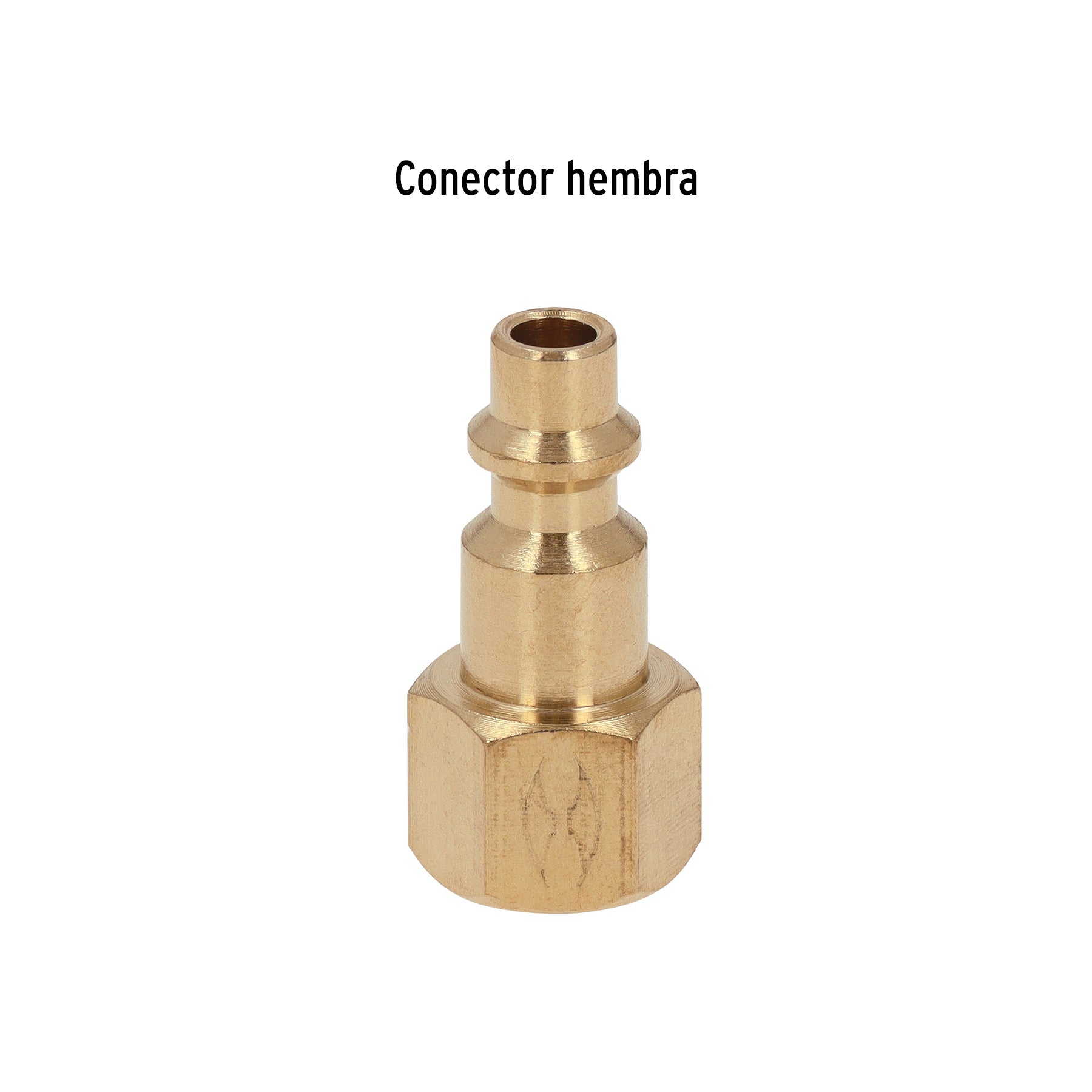 Conector rápido de latón, hembra, cuerda 1/4" NPT, TRUPER