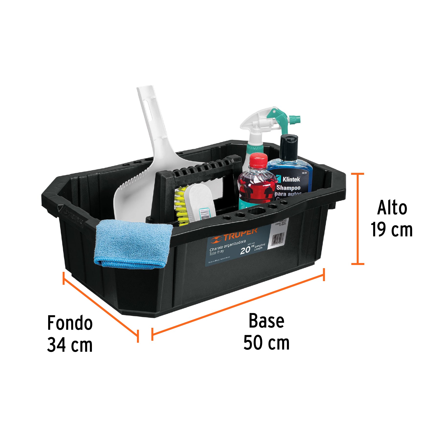 Charola de 20" organizadora de usos múltiples, TRUPER