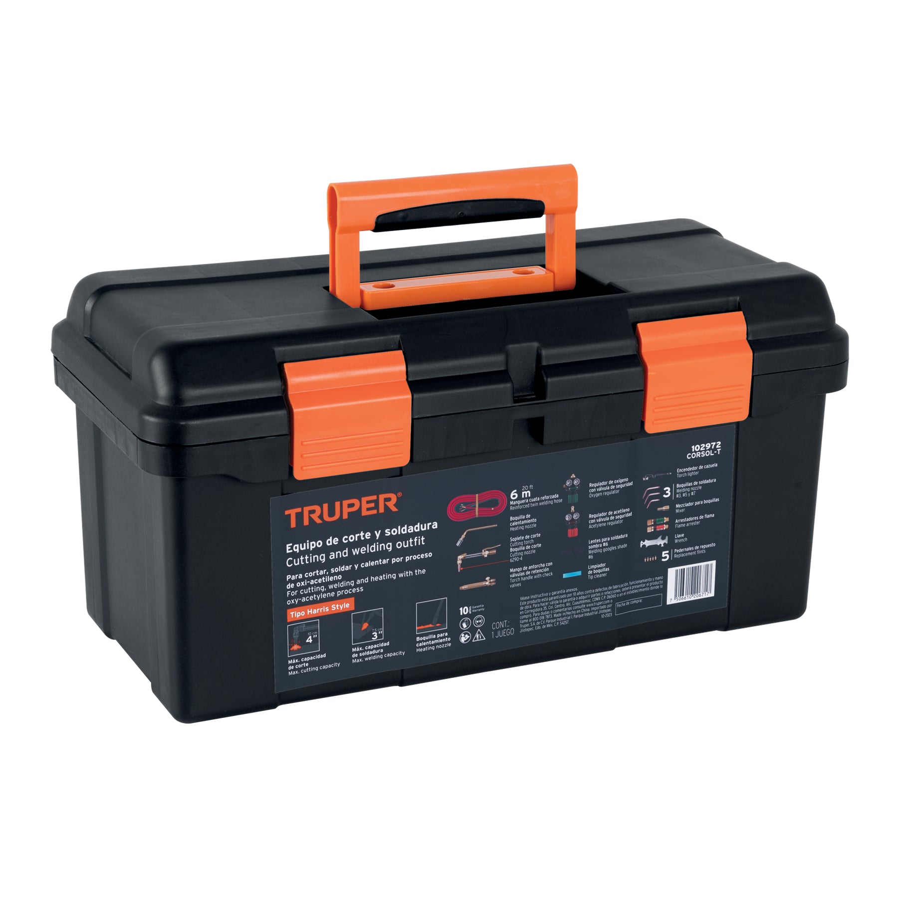 Equipo de oxicorte y soldadura, TRUPER