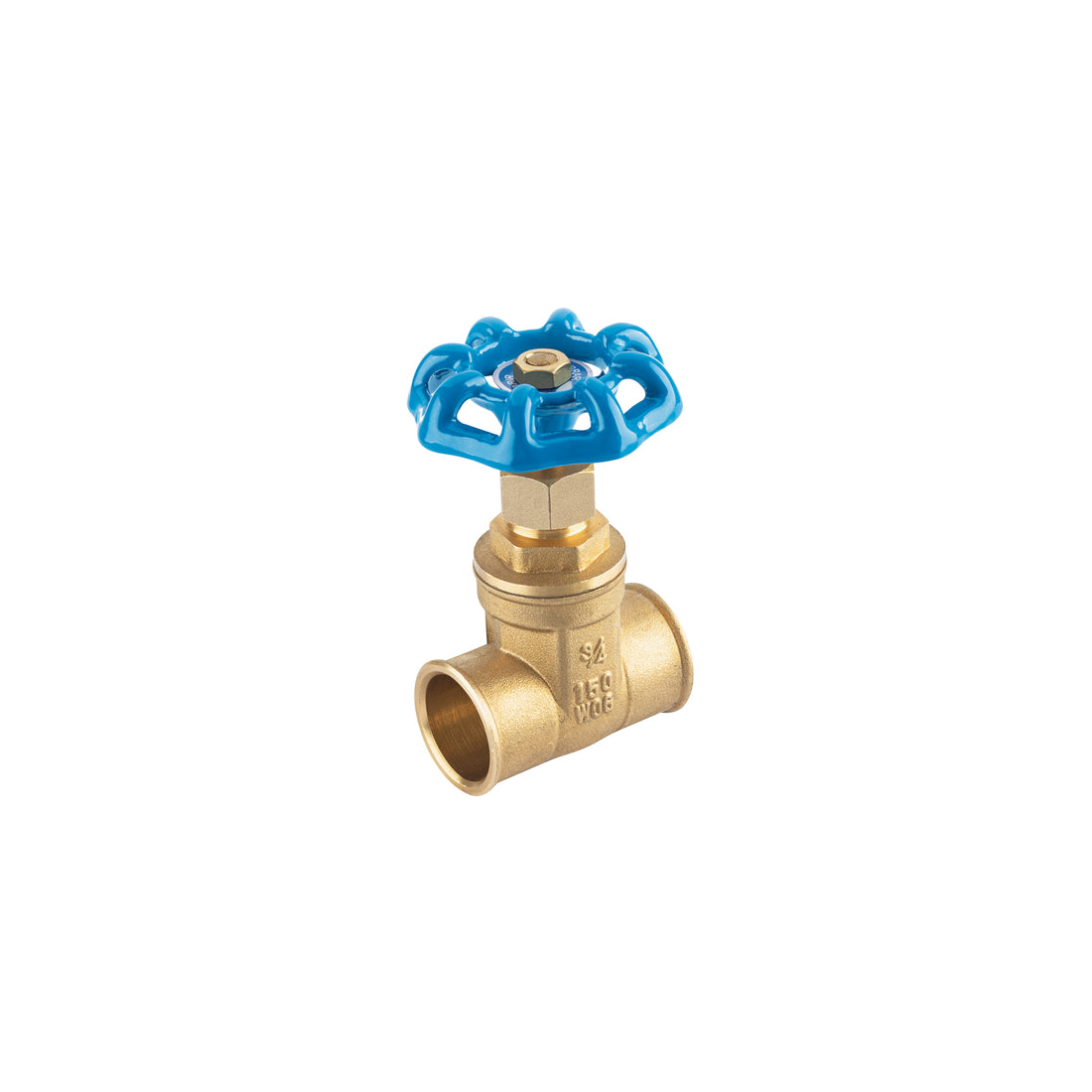 Válvula de compuerta de latón soldable de 3/4", FOSET