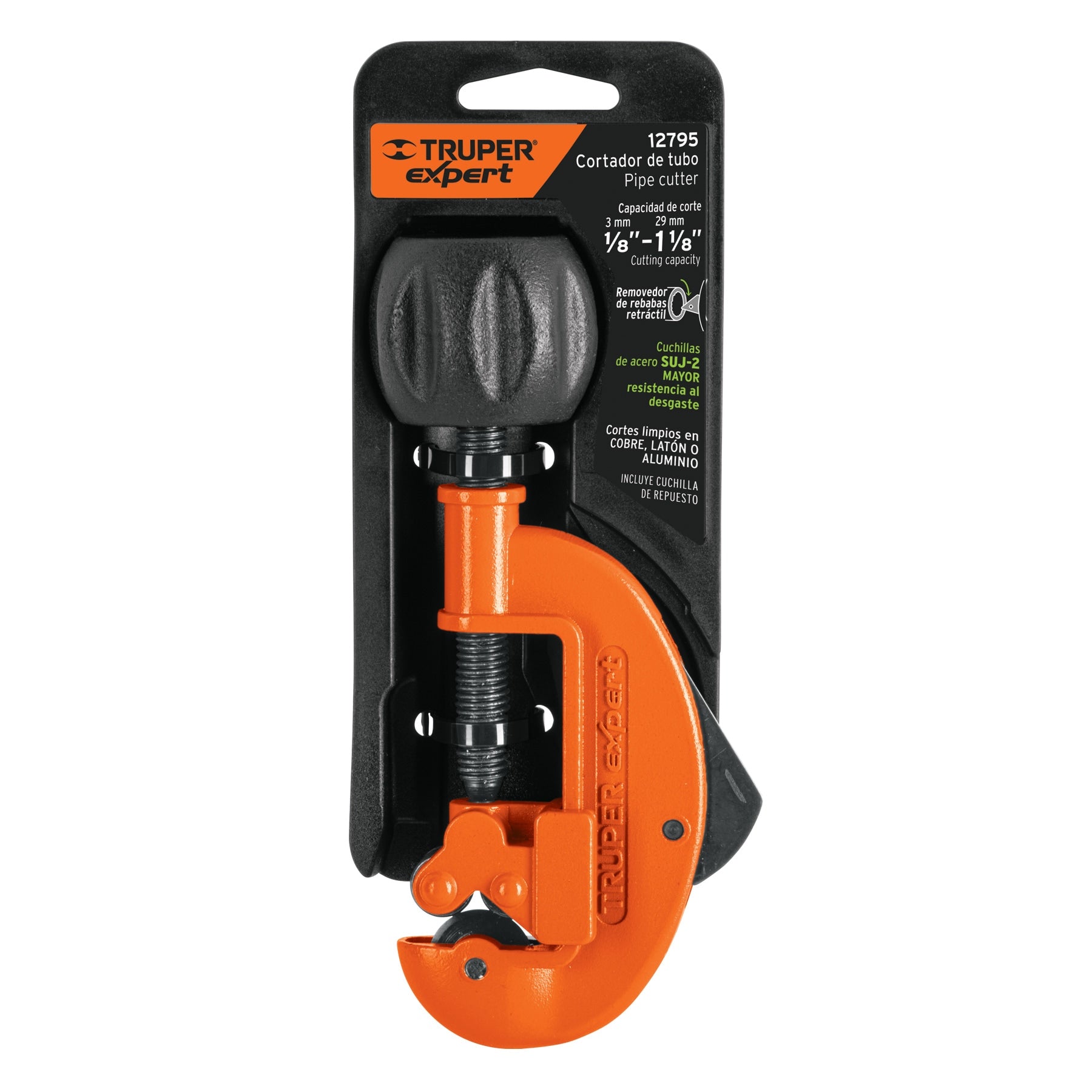 Cortador de tubo de cobre 1/8" a 1-1/8" cuchilla 20mm,EXPERT