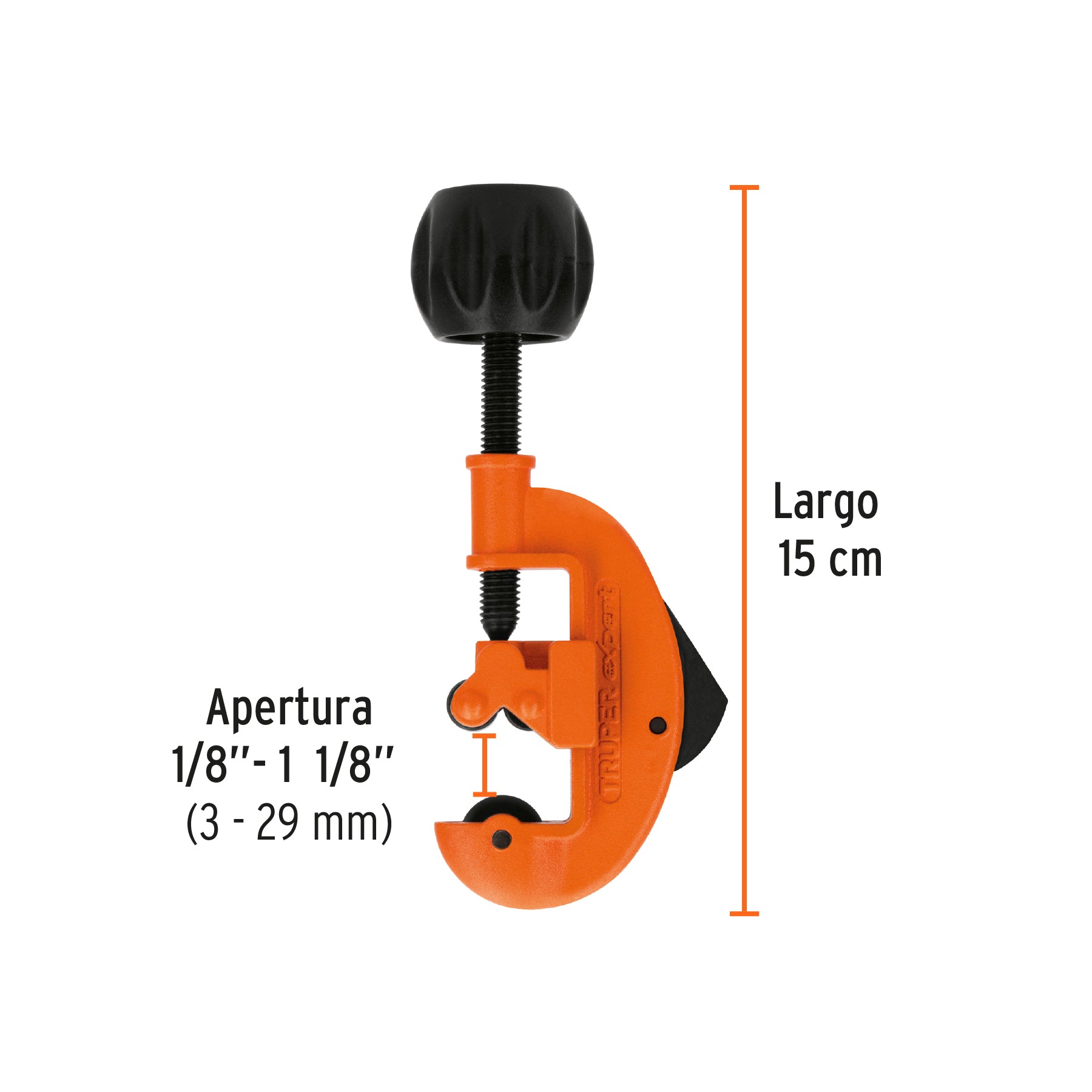 Cortador de tubo de cobre 1/8" a 1-1/8" cuchilla 20mm,EXPERT