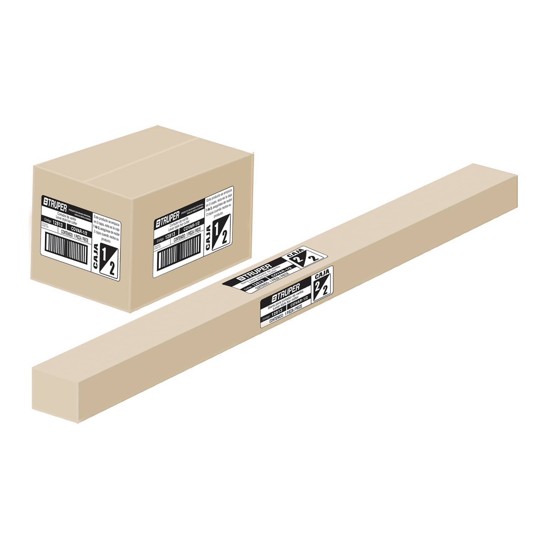 Cortador de varilla, capacidad 1/2", TRUPER
