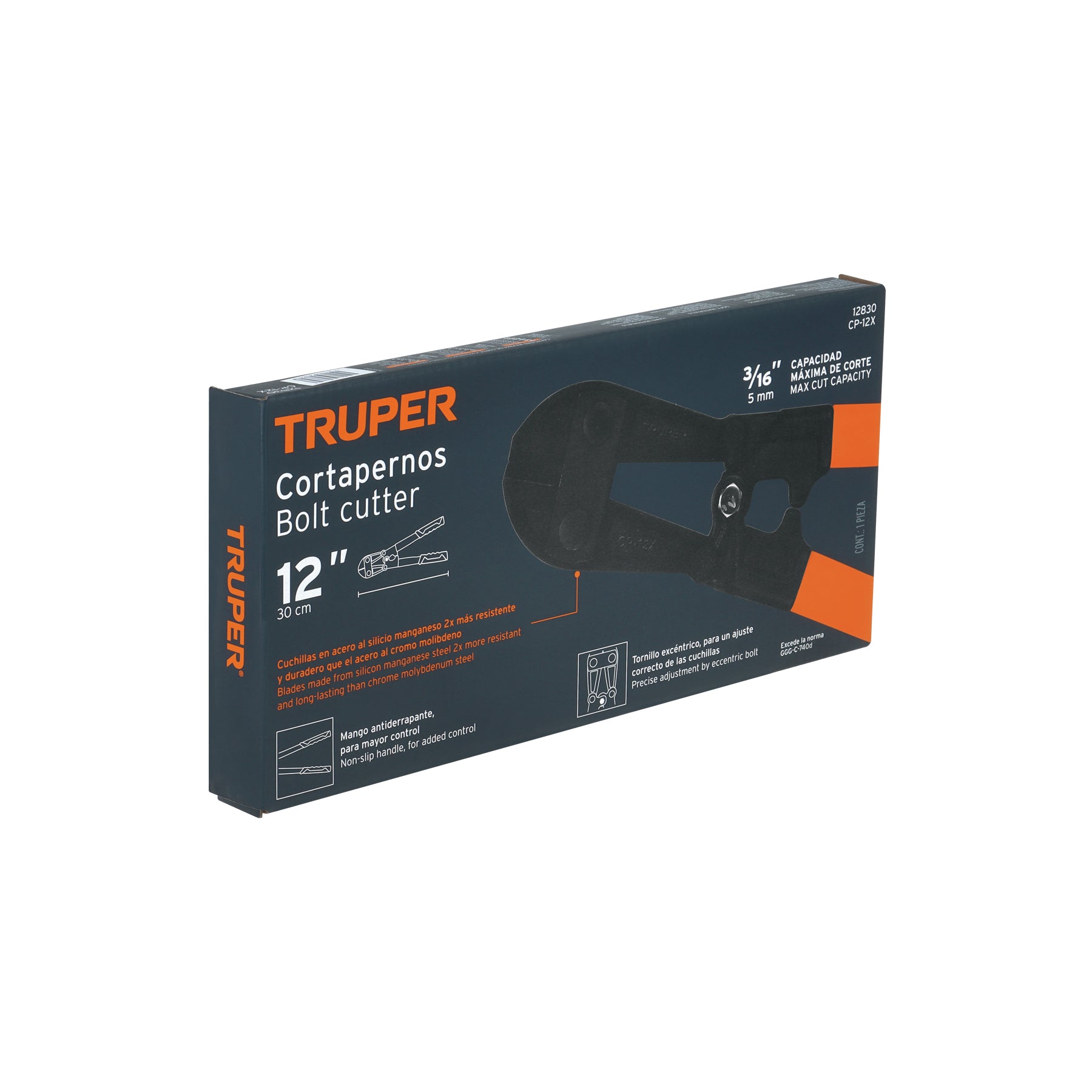 Cortapernos 12", profesional, TRUPER