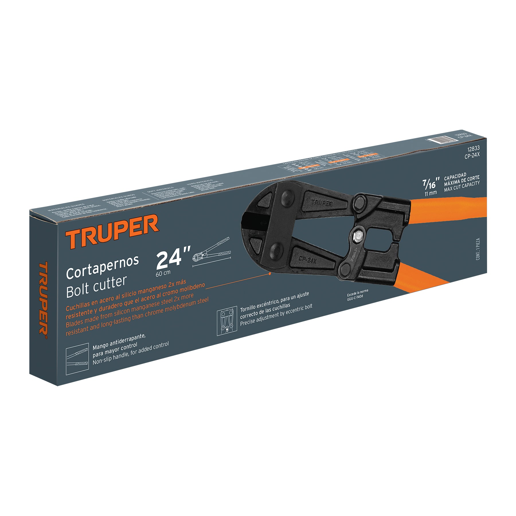 Cortapernos 24", profesional, TRUPER