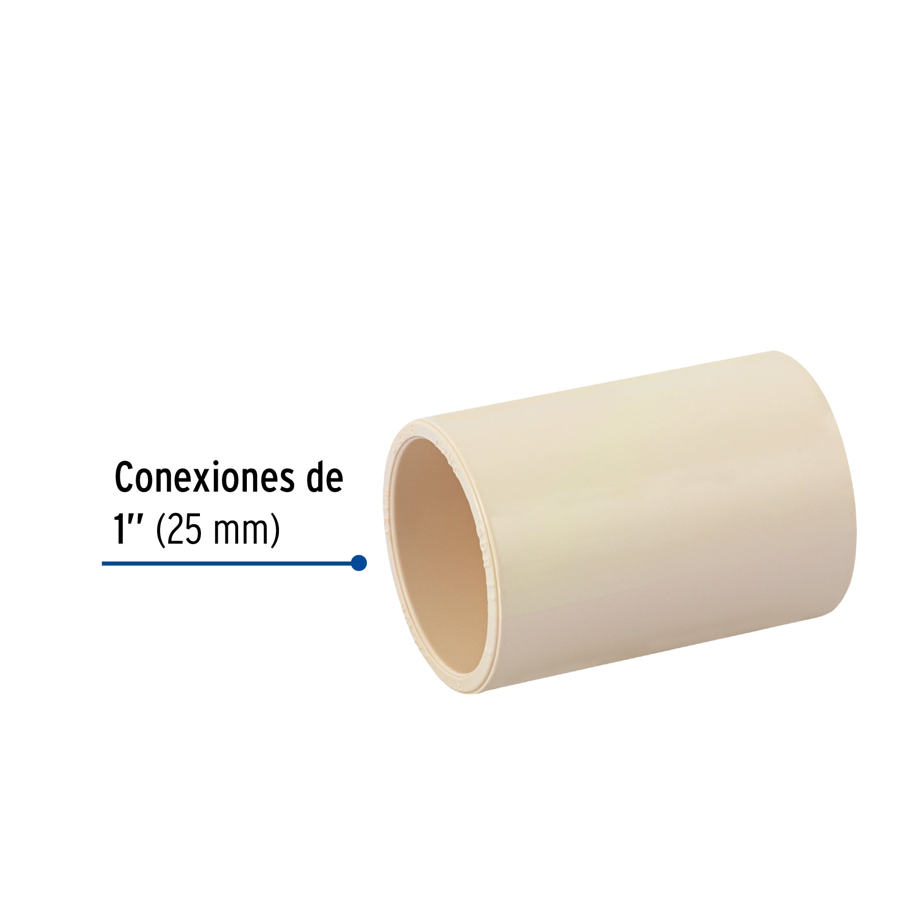 Cople de CPVC de 1", FOSET