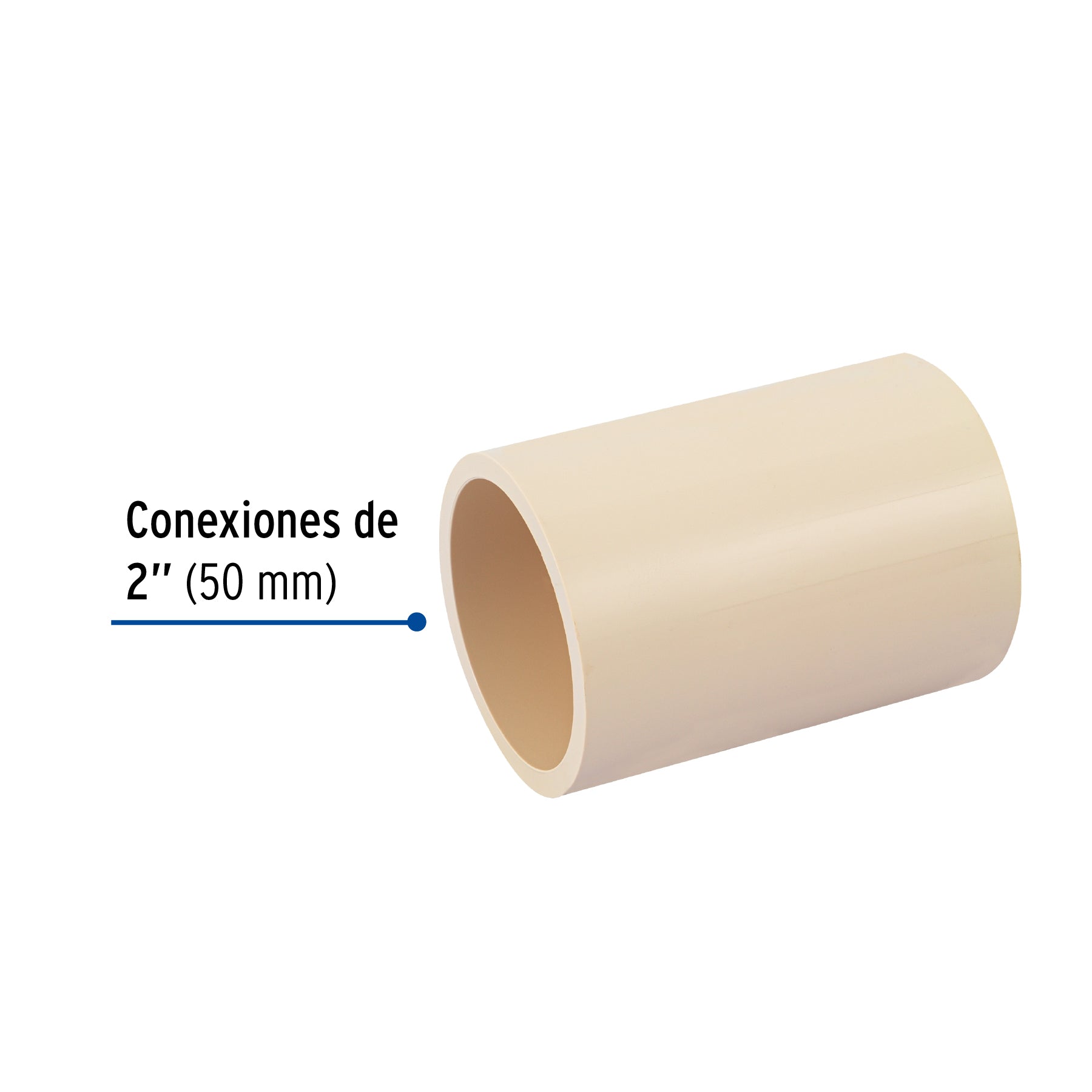 Cople de CPVC de 2", FOSET