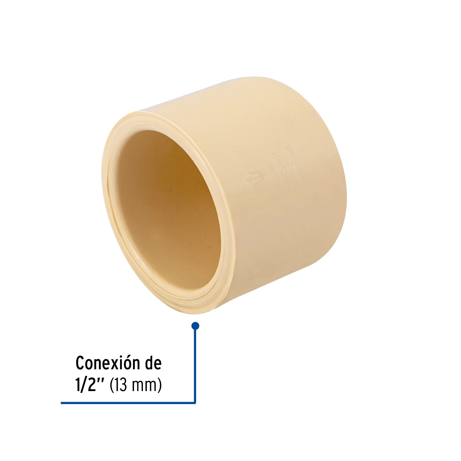 Tapón de CPVC 1/2", FOSET