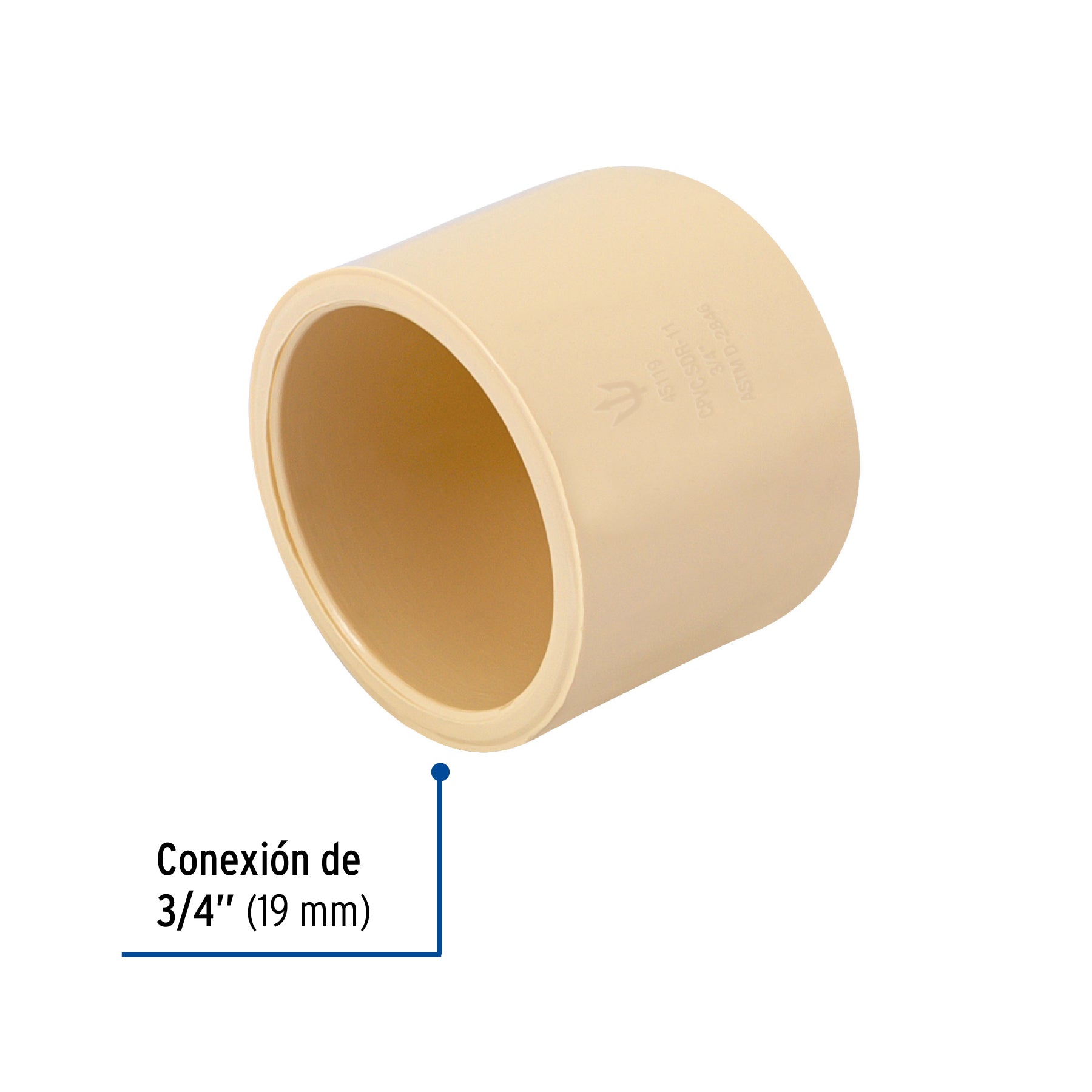 Tapón de CPVC 3/4", FOSET