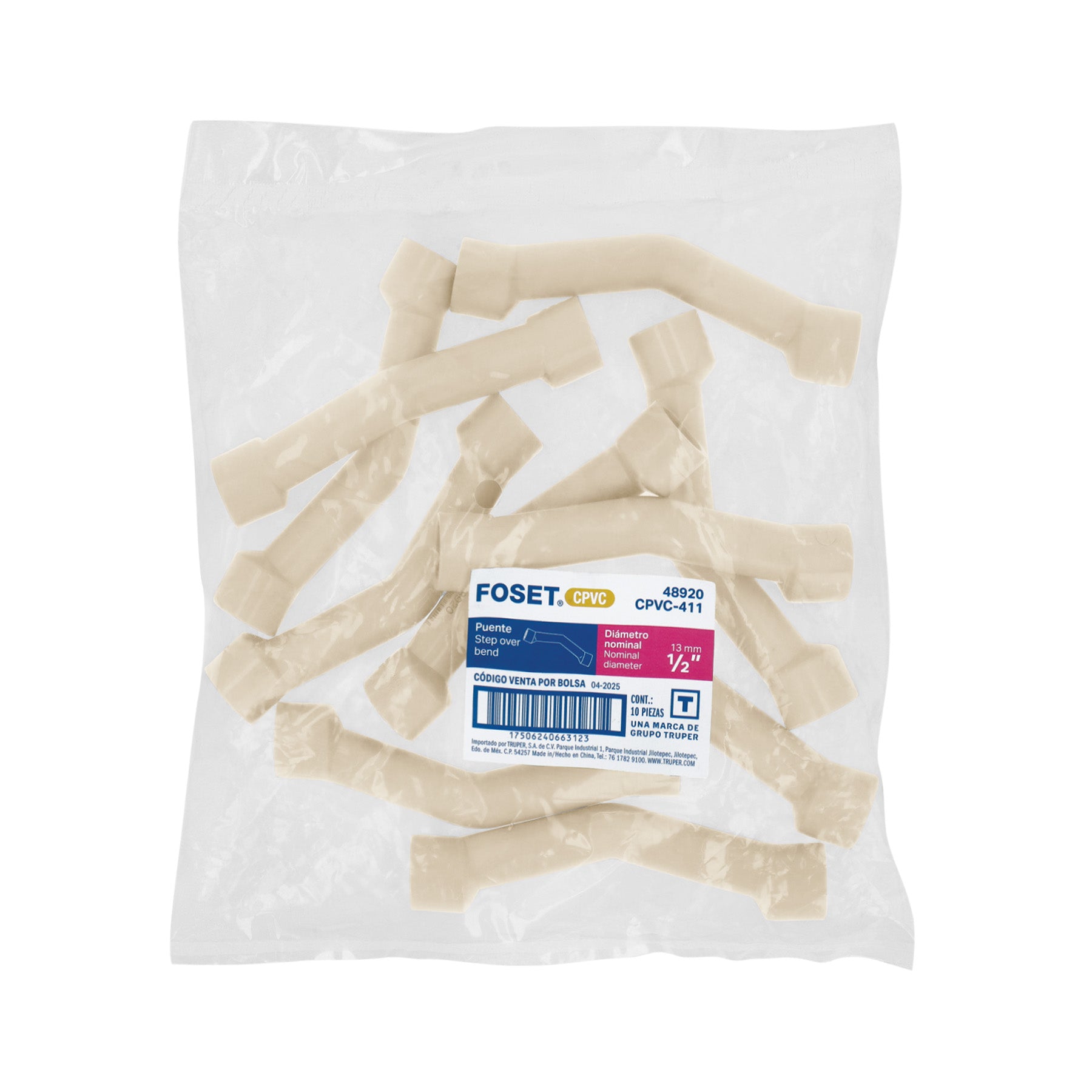 Puente de CPVC 1/2", FOSET