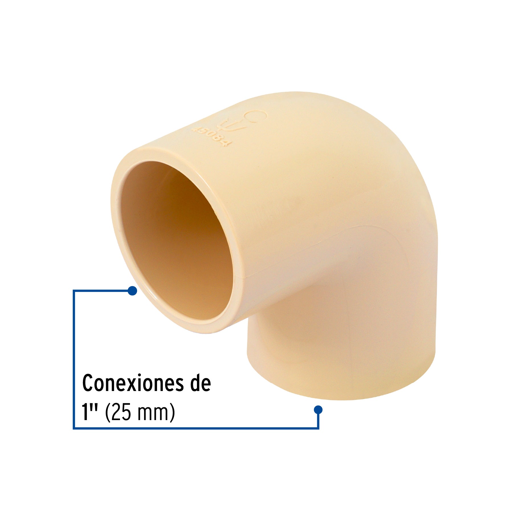 Codo 90° de CPVC de 1", FOSET