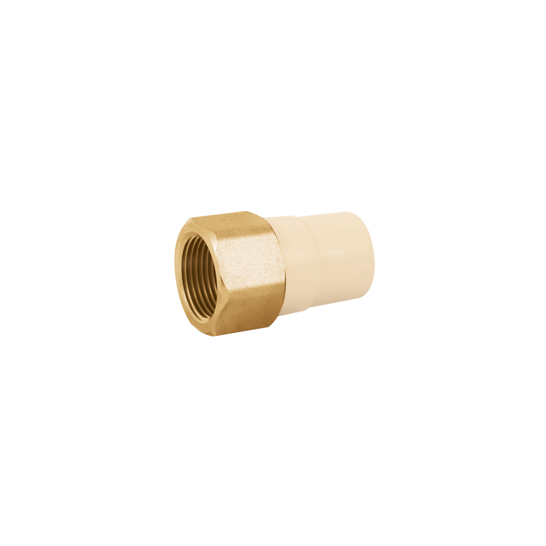 Adaptador hembra de CPVC 1" con inserto de latón, FOSET