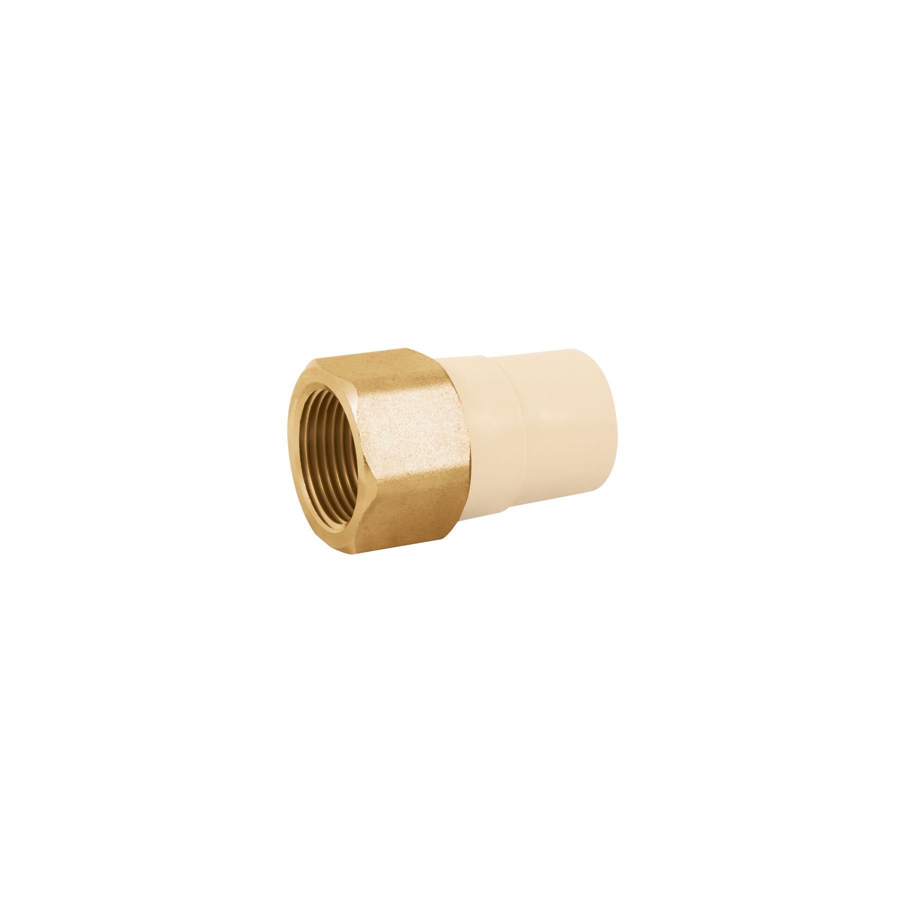 Adaptador hembra de CPVC 1" con inserto de latón, FOSET