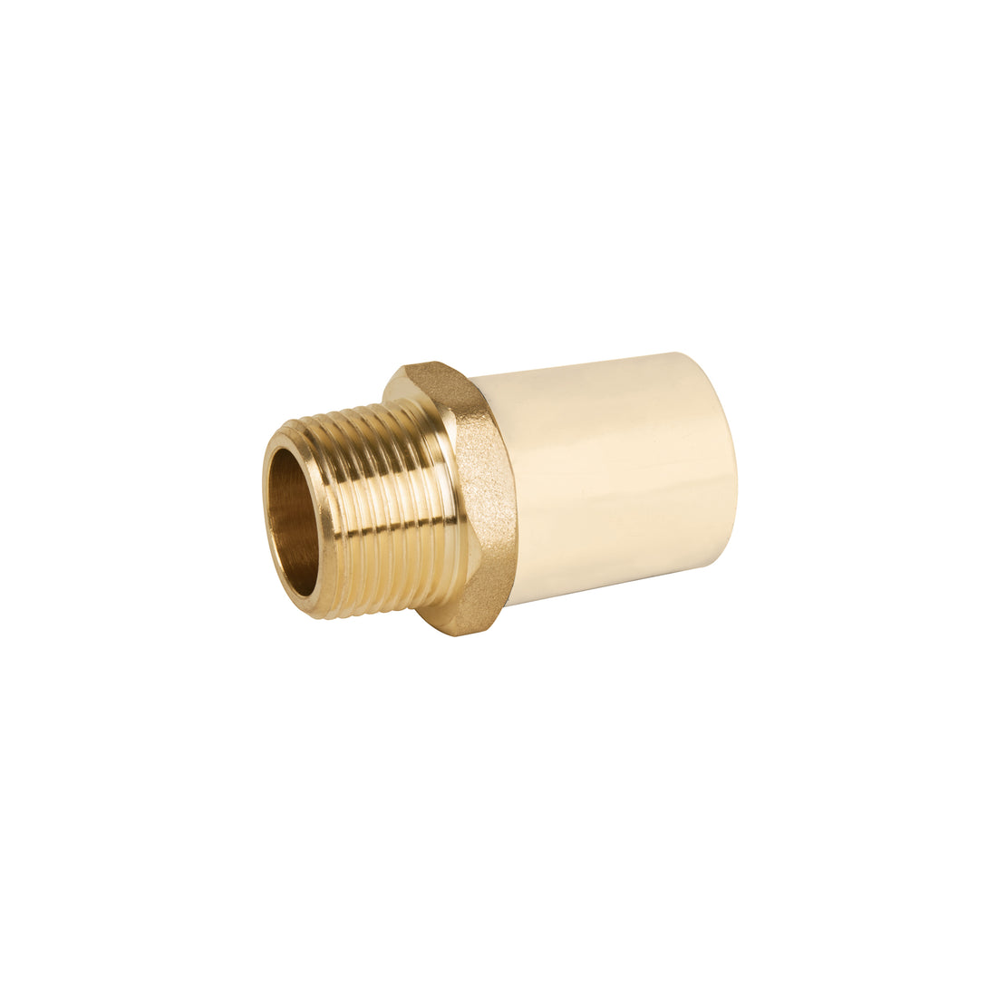 Adaptador macho de CPVC 3/4" con inserto de latón, FOSET
