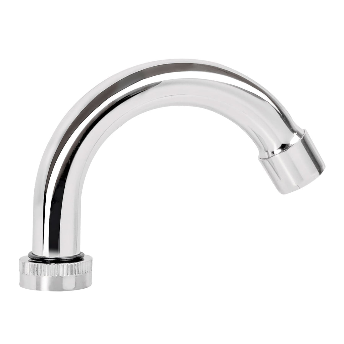 Cuello curvo para mezcladora de lavabo, cromo, BASIC